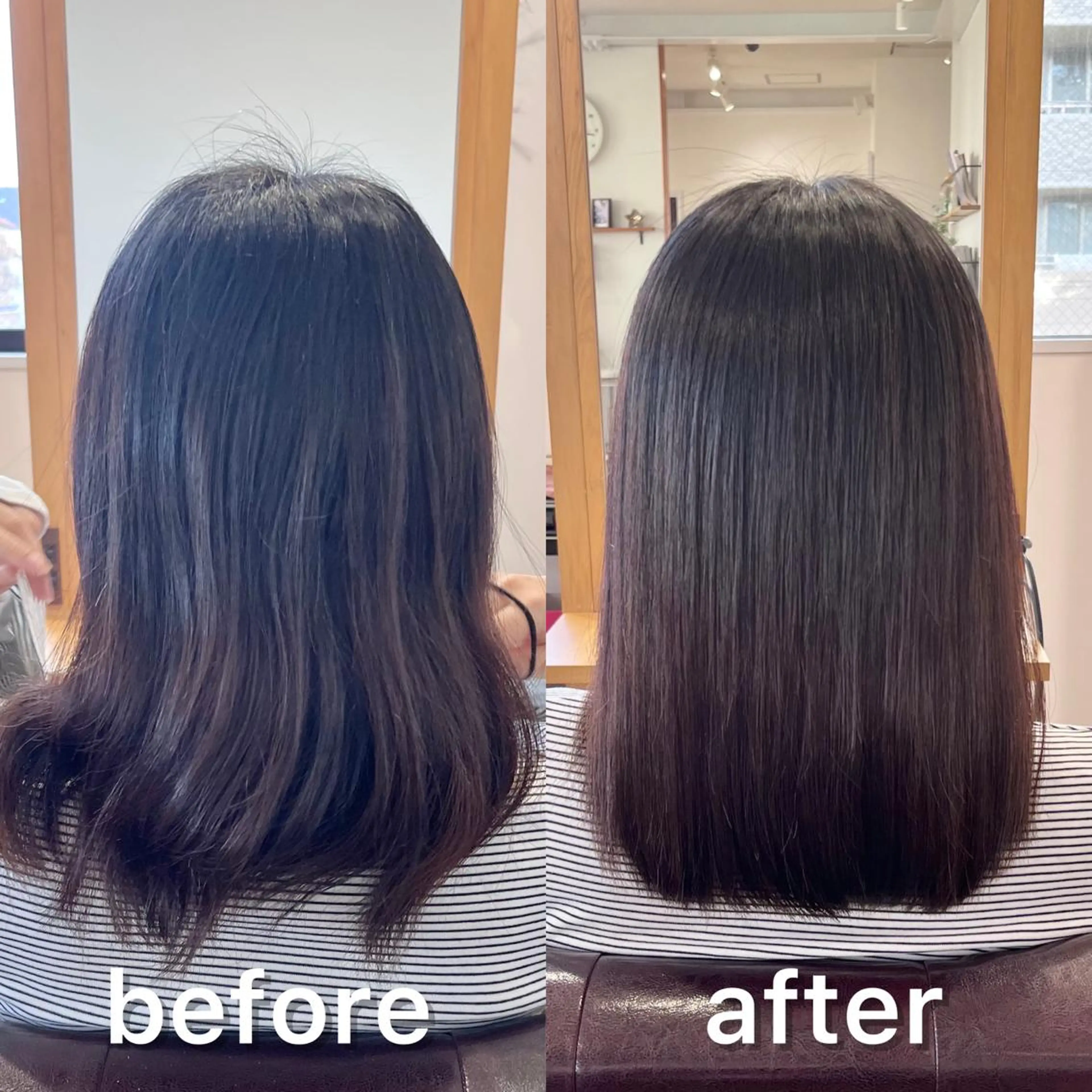 ミディアム パーマ くせ毛 髪質改善 縮毛矯正 縮毛矯正 トリートメント KIZU 髪質改善 オカルト怪談のヘアスタイル