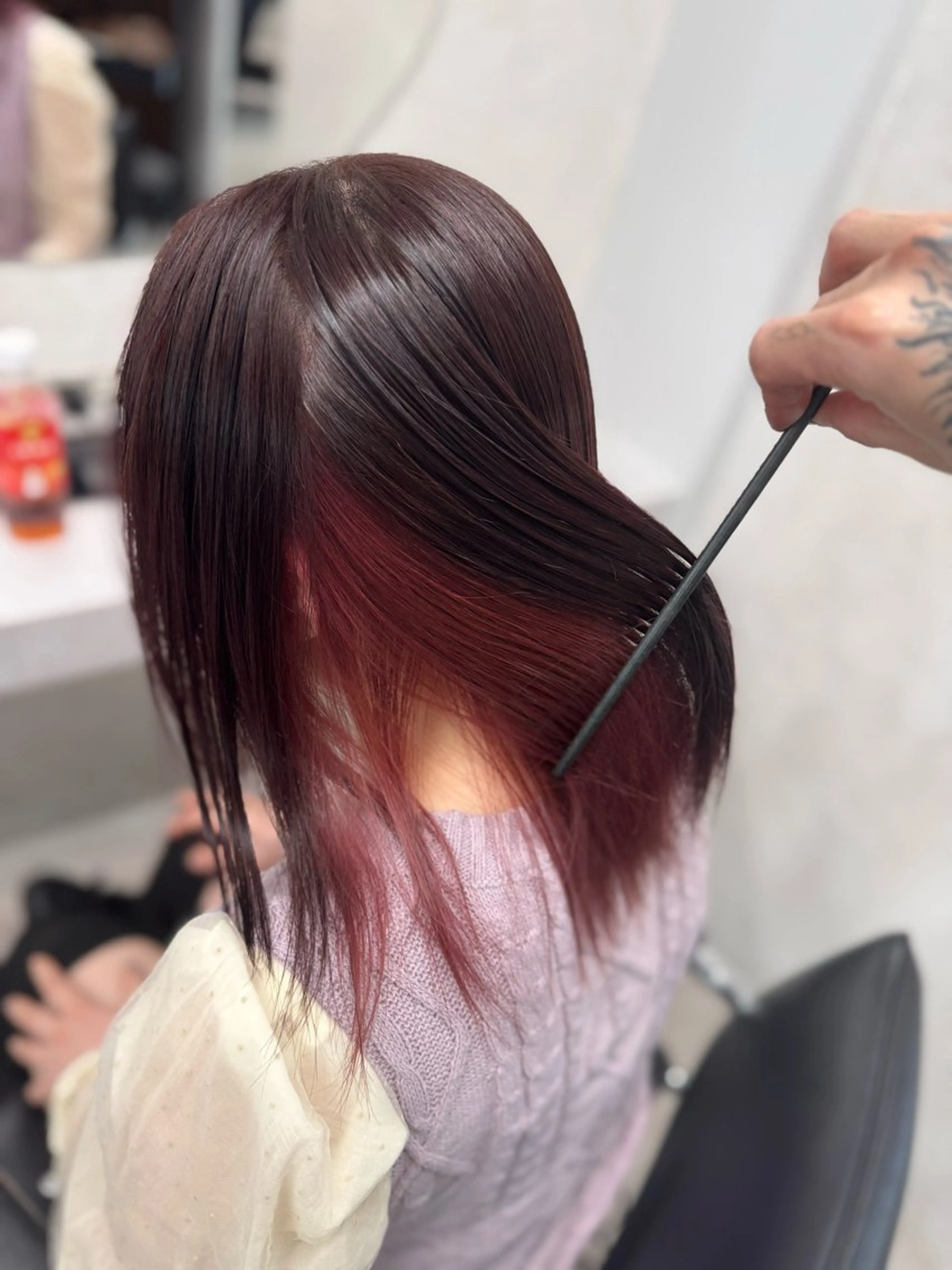 ミディアム 艶髪、美髪 カラー🕊️SOMAのヘアスタイル