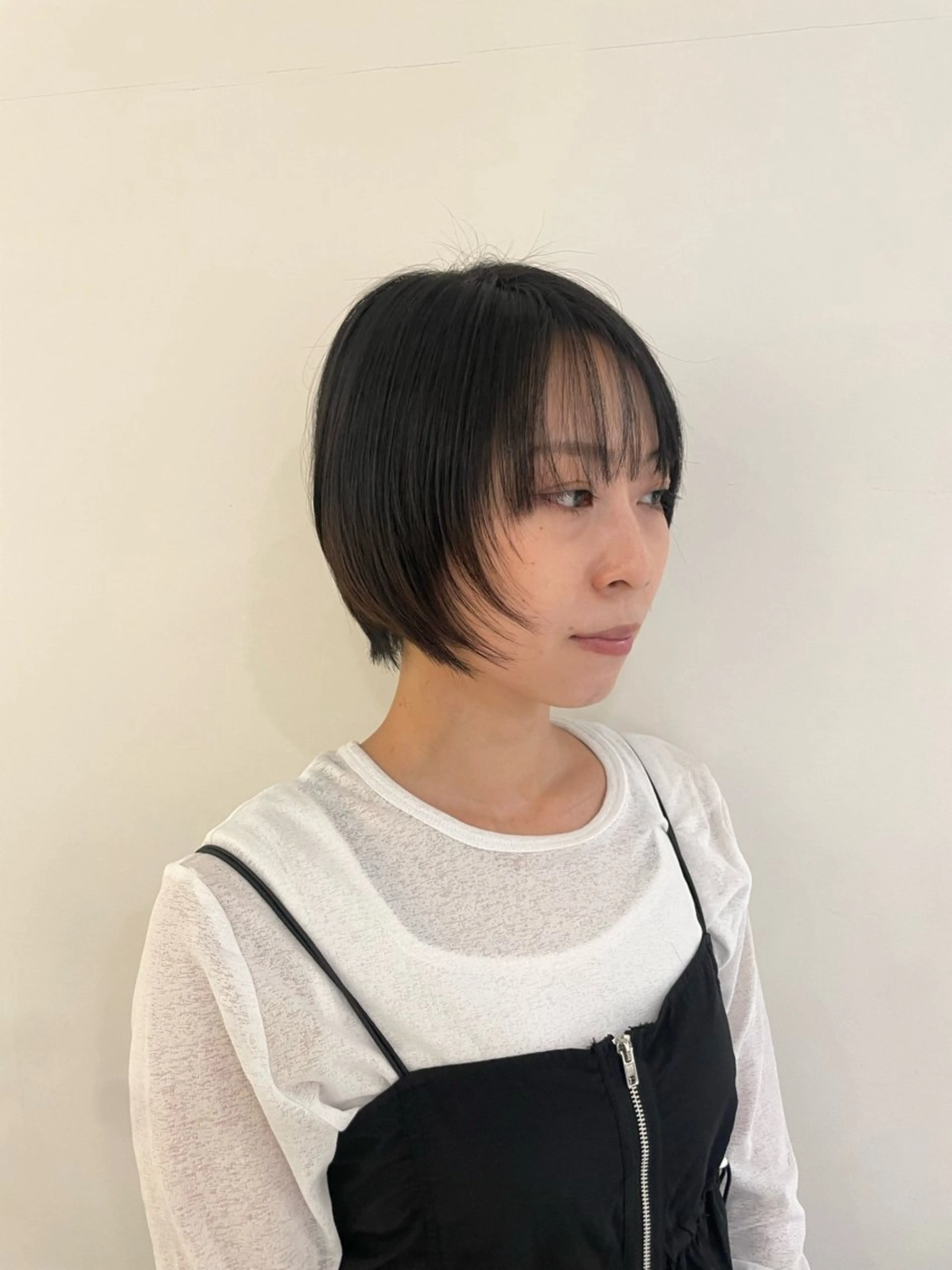 ショート レイヤーカット ショートヘア ヘッドスパ/カラー 葉月のヘアスタイル