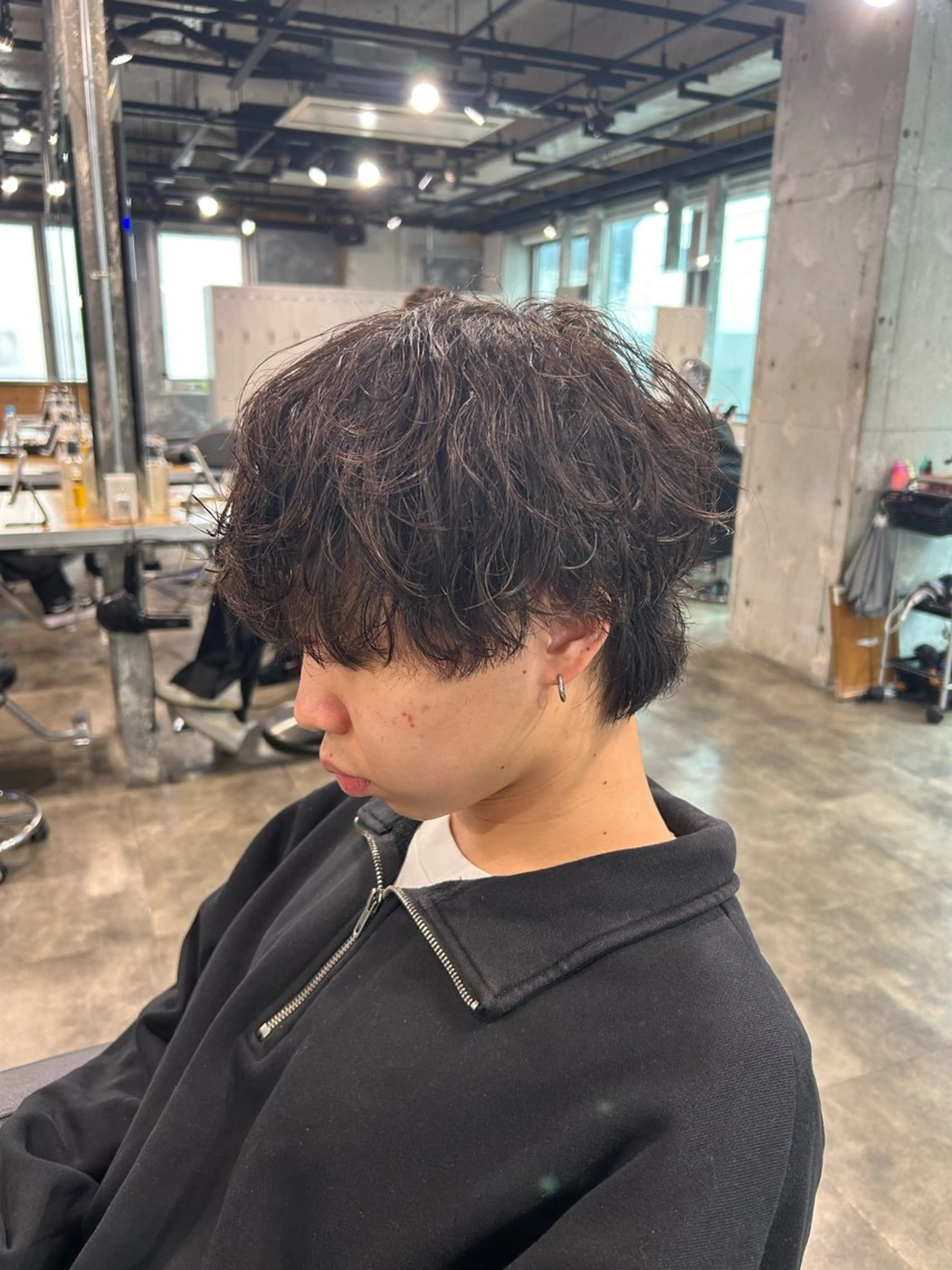 メンズ メンズパーマ 波巻きパーマ カット パーマ メンズ特化美容師 💠チナツのヘアスタイル