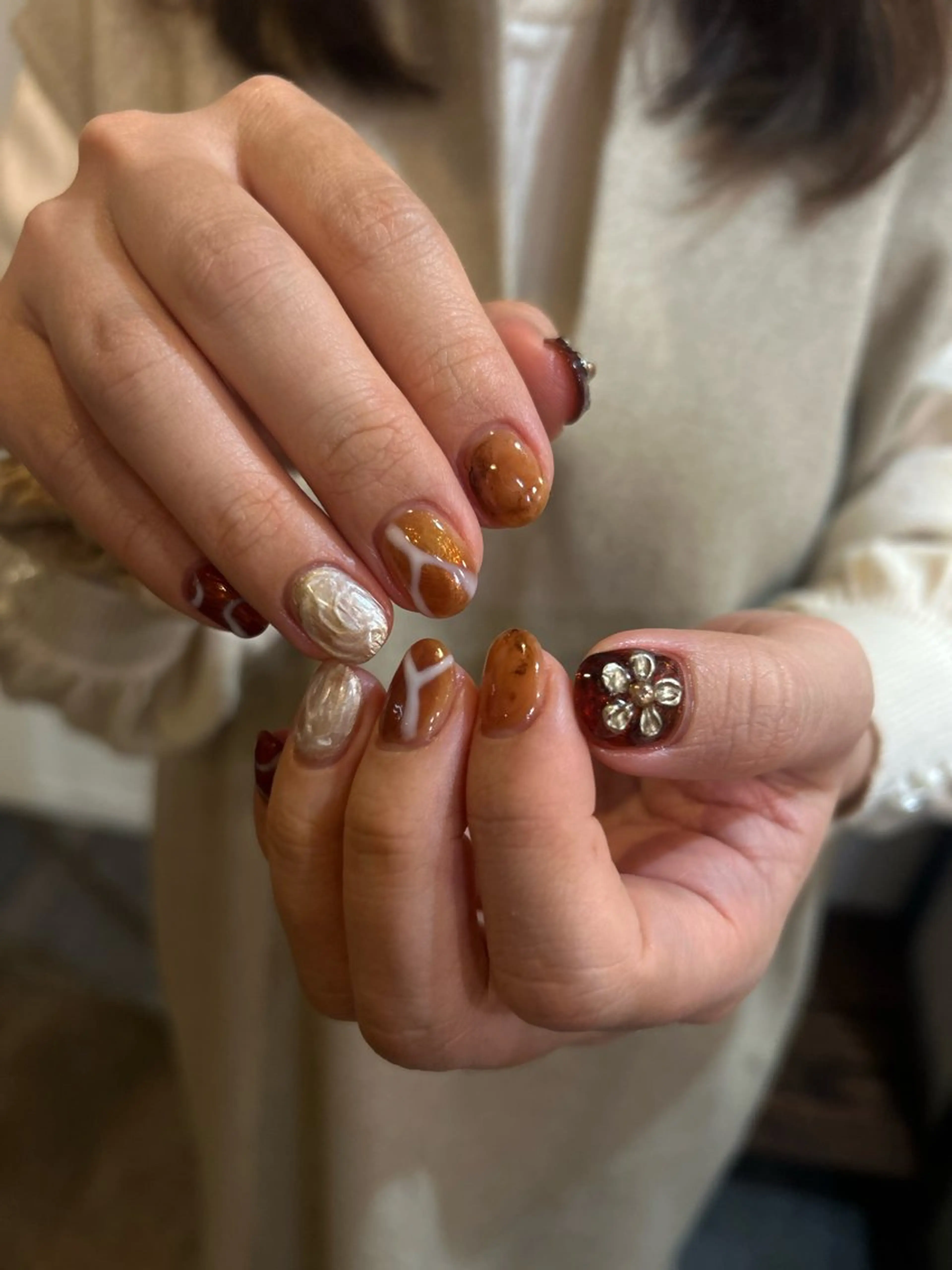 ネイル ハンドネイル Satoril nail room京橋店所属・satoril.. haeoのネイルデザイン