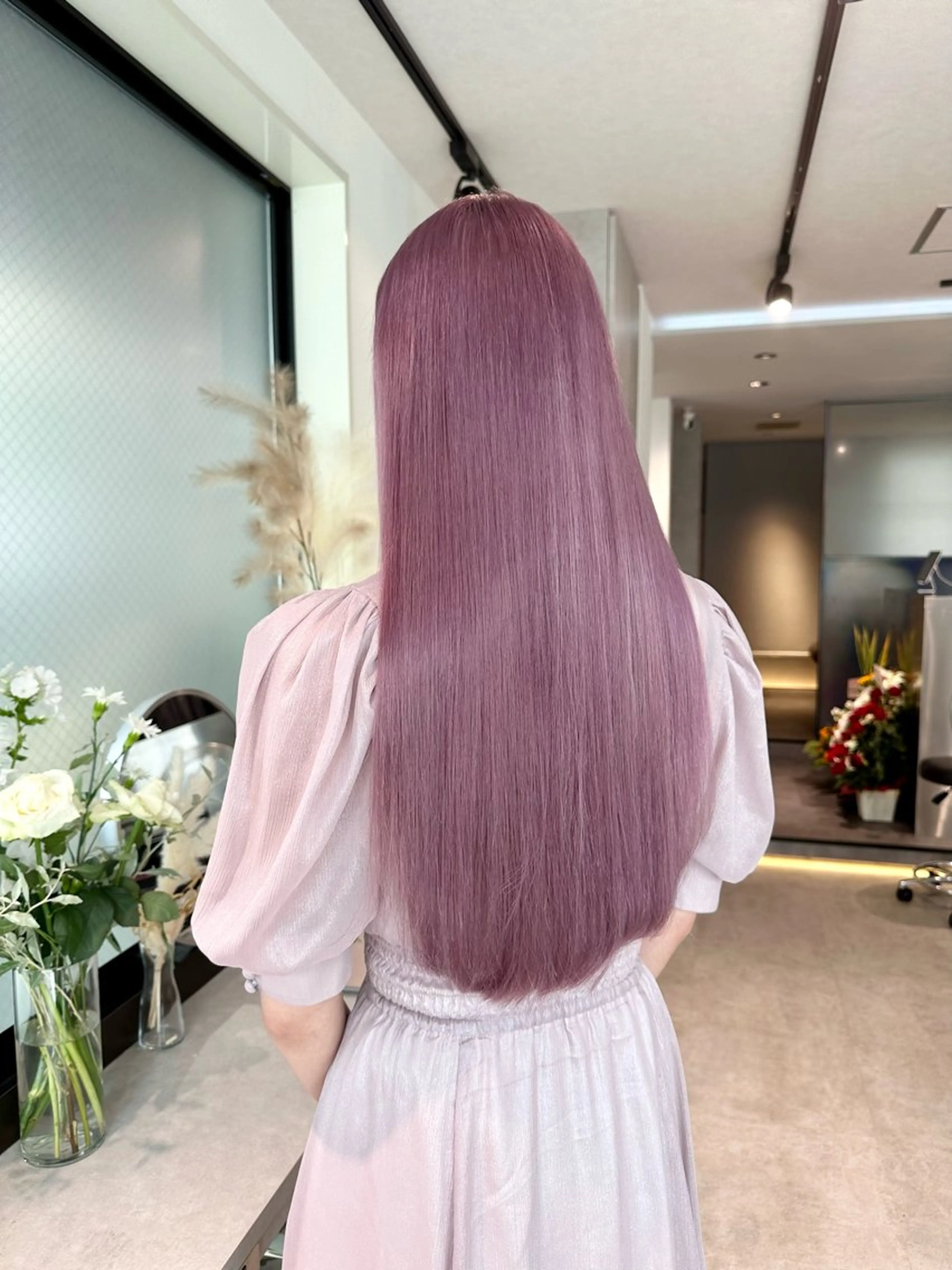 ロング カラー ヘアカラー Qin所属・ルーツカラー 🌟  ミキのヘアスタイル