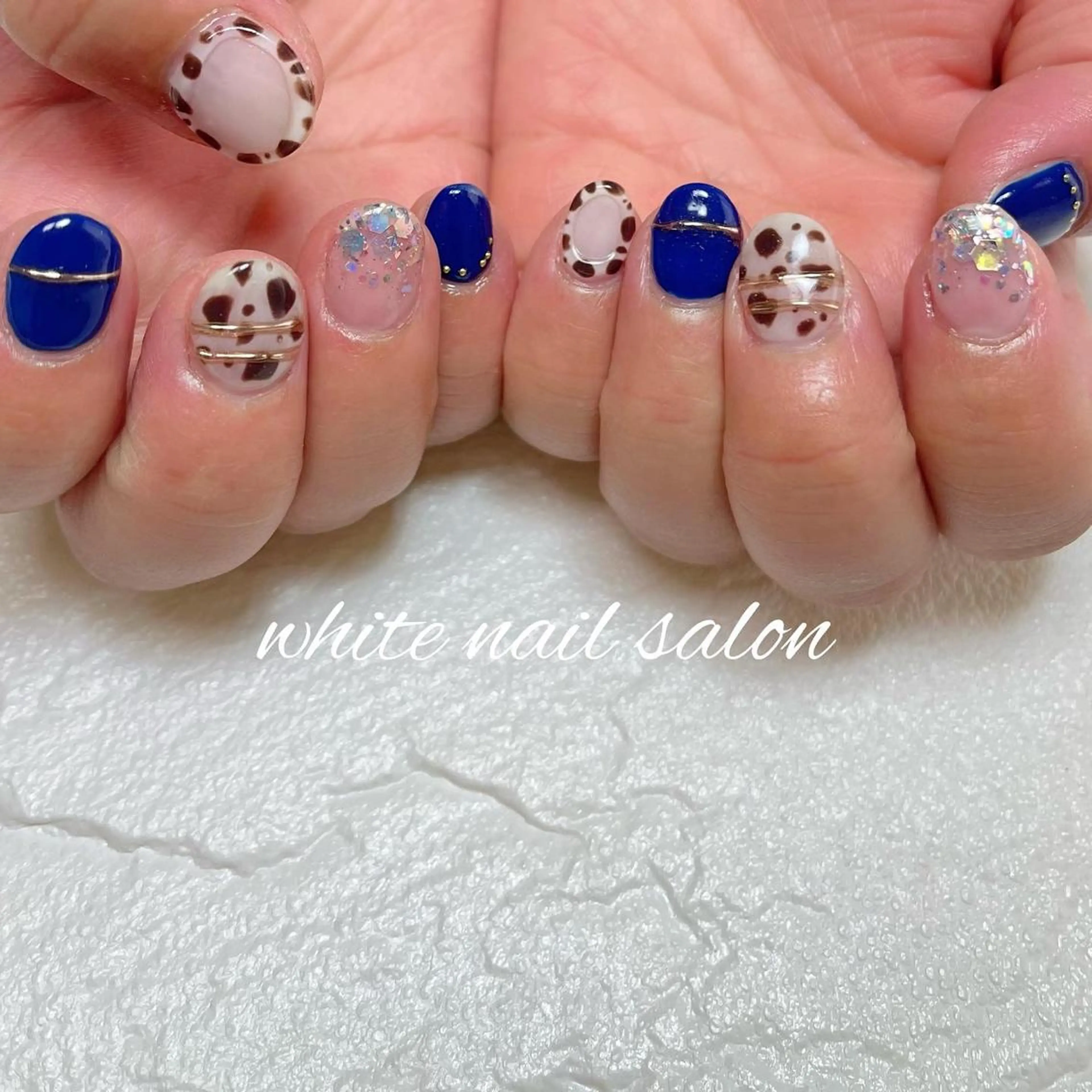 ネイル フットネイル ジェルネイル ハードジェル ラメ(グリッター) 持ち込み ハンドネイル white nail salonのネイルデザイン