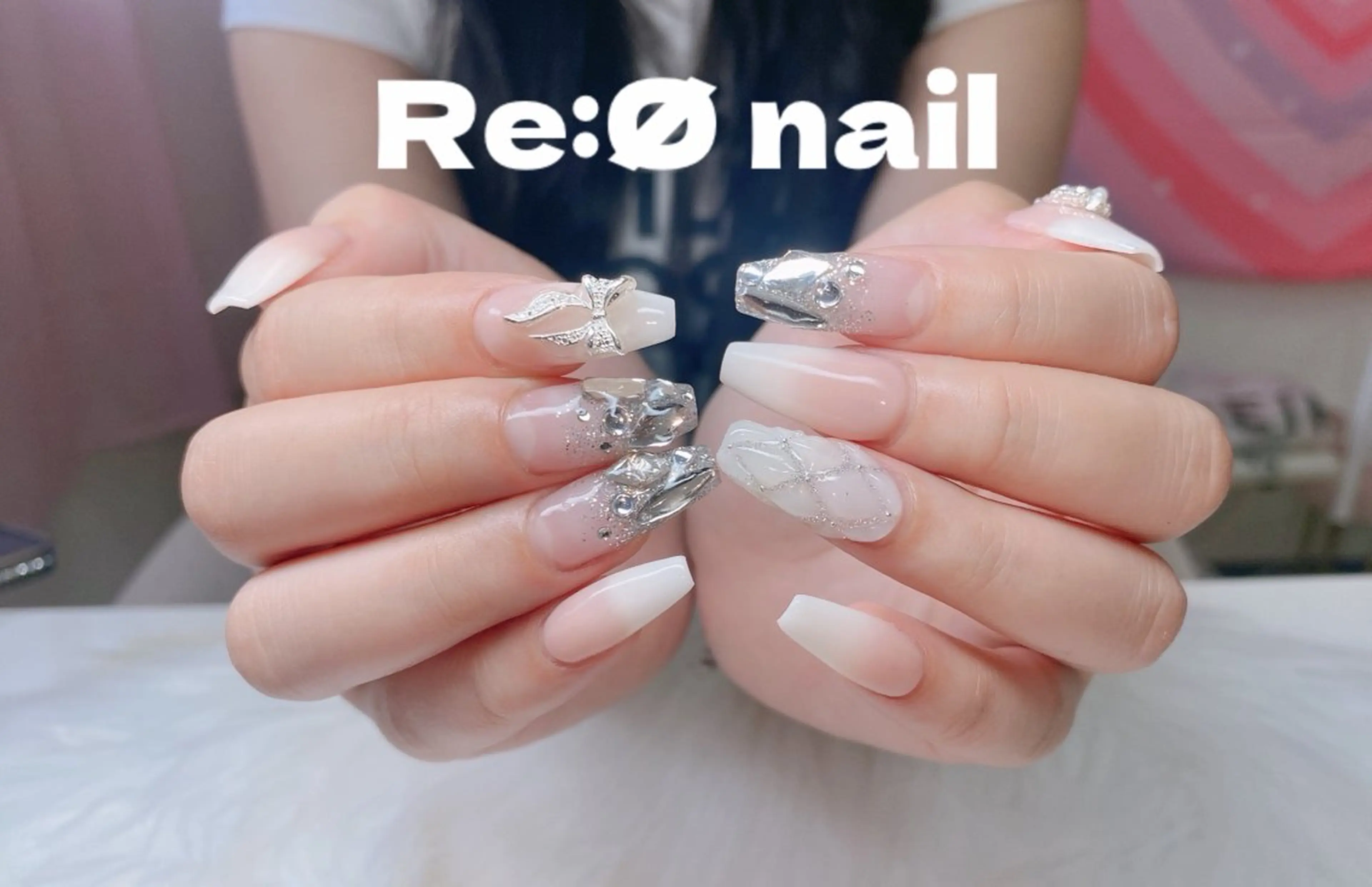 ネイル ハンドネイル Re:Ø nail 🩵TSUJIのネイルデザイン