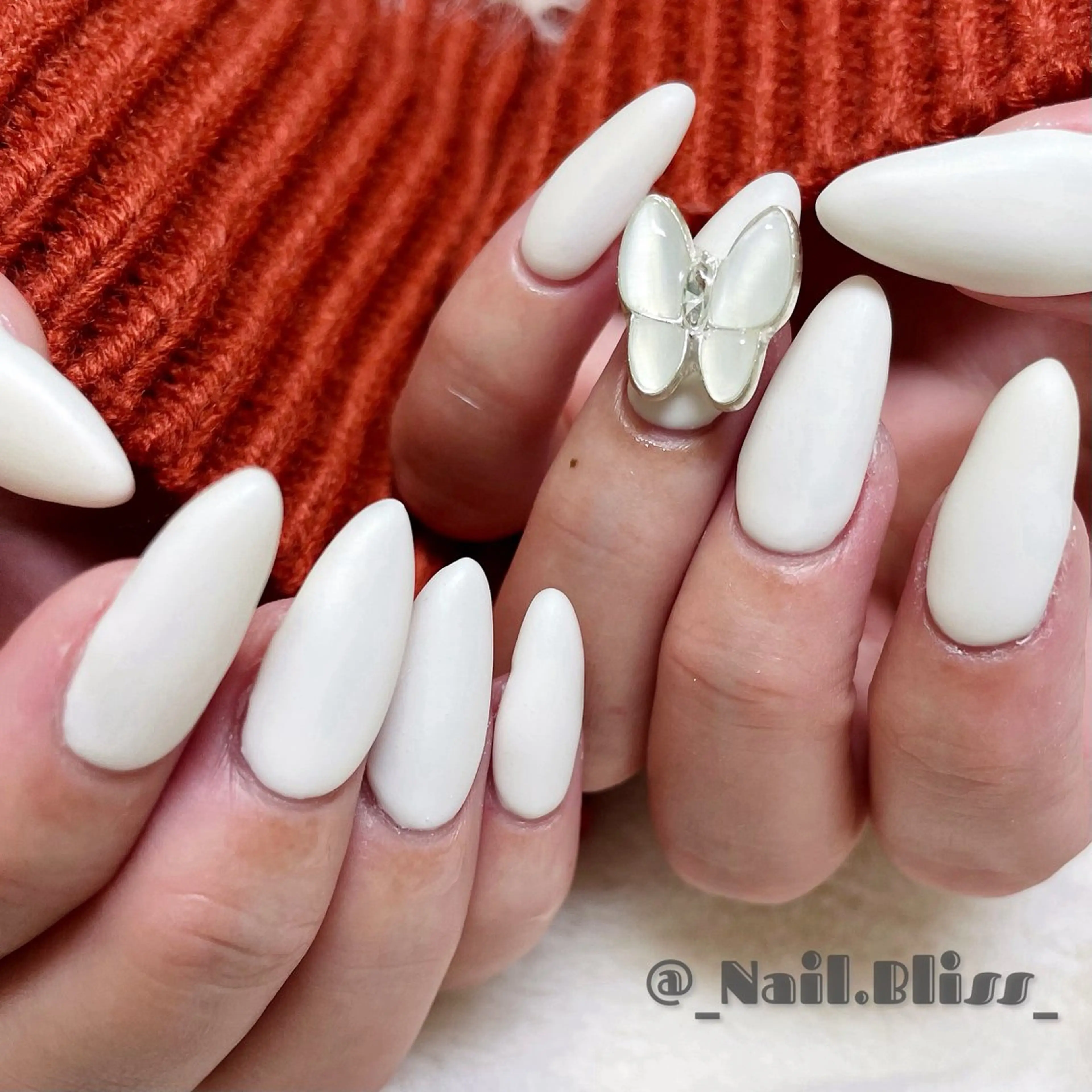 ネイル マットネイル ワンカラーネイル ハンドネイル NAIL BLISSのネイルデザイン