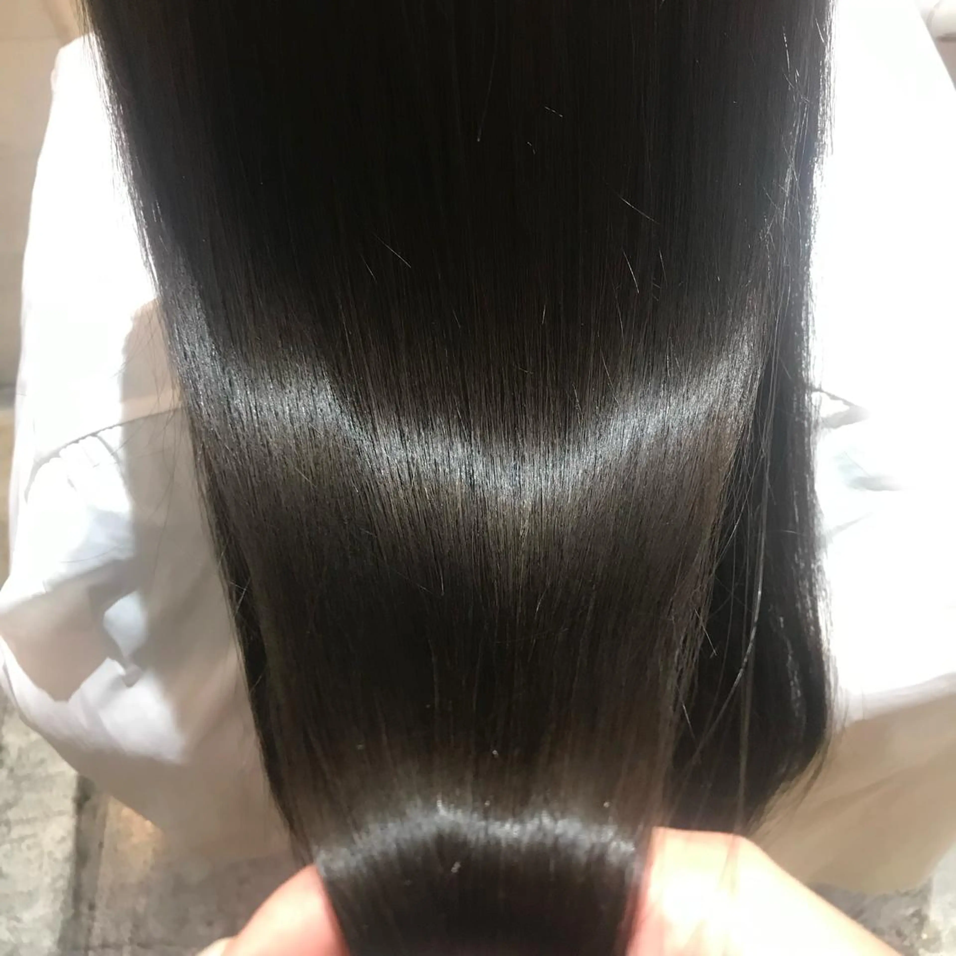 セミロング 髪質改善×矯正🫧 韓国ヘアasamiのヘアスタイル