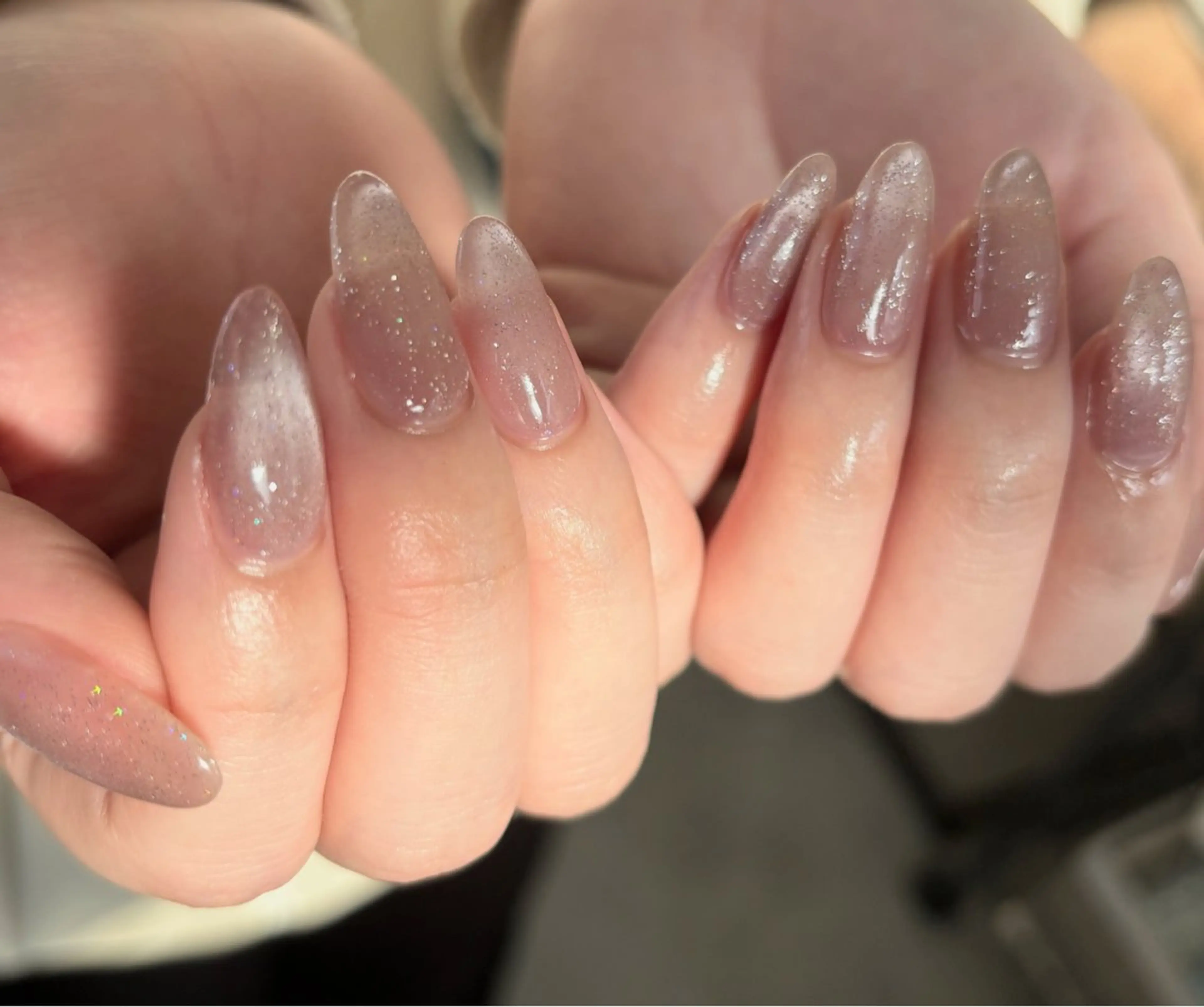 ネイル フラッシュネイル ジェルネイル キラキラネイル マグネットネイル ニュアンスネイル ハンドネイル tamu nail 　金町のネイルデザイン