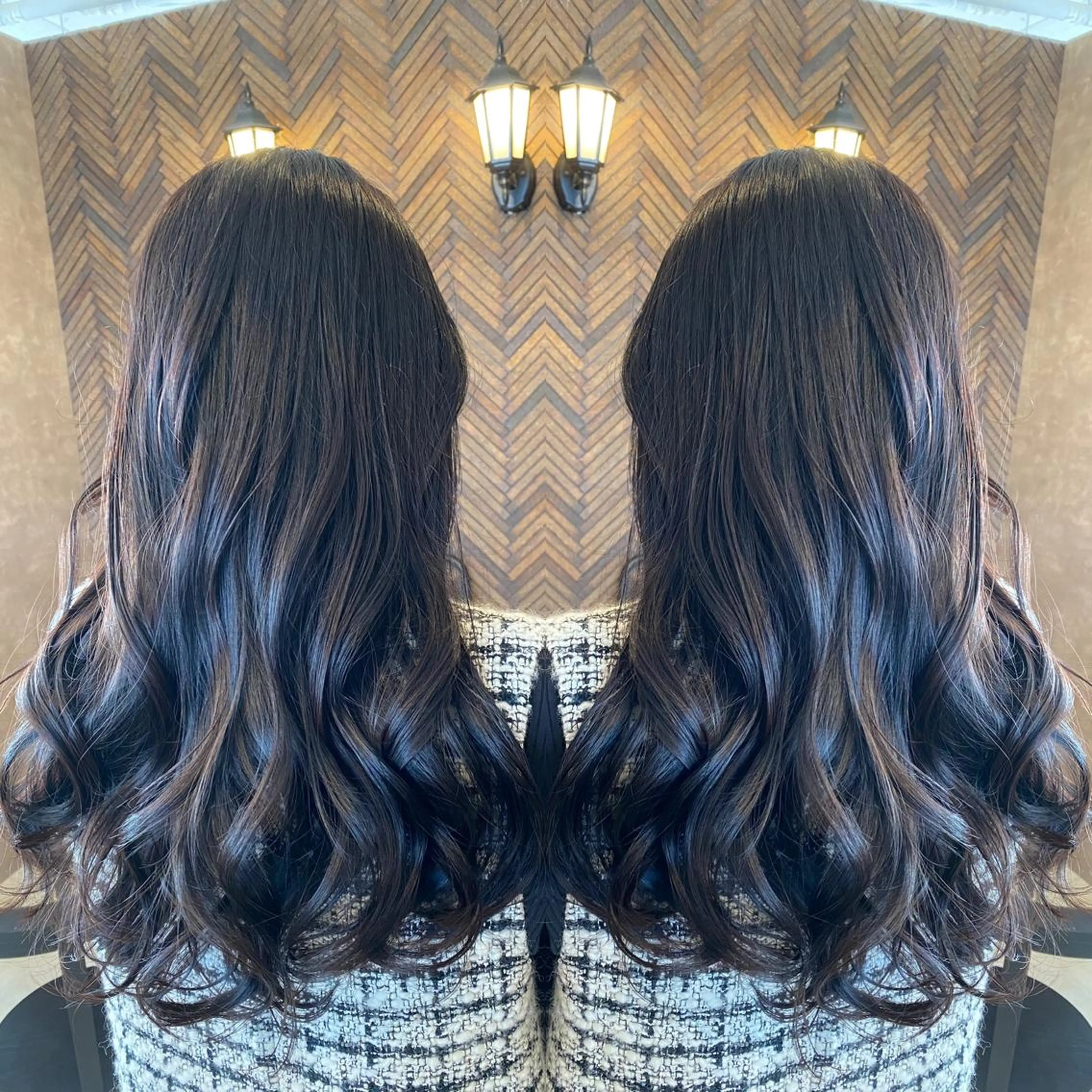 ロング カラー カット トリートメント tocca 💜石田愛結💜のヘアスタイル