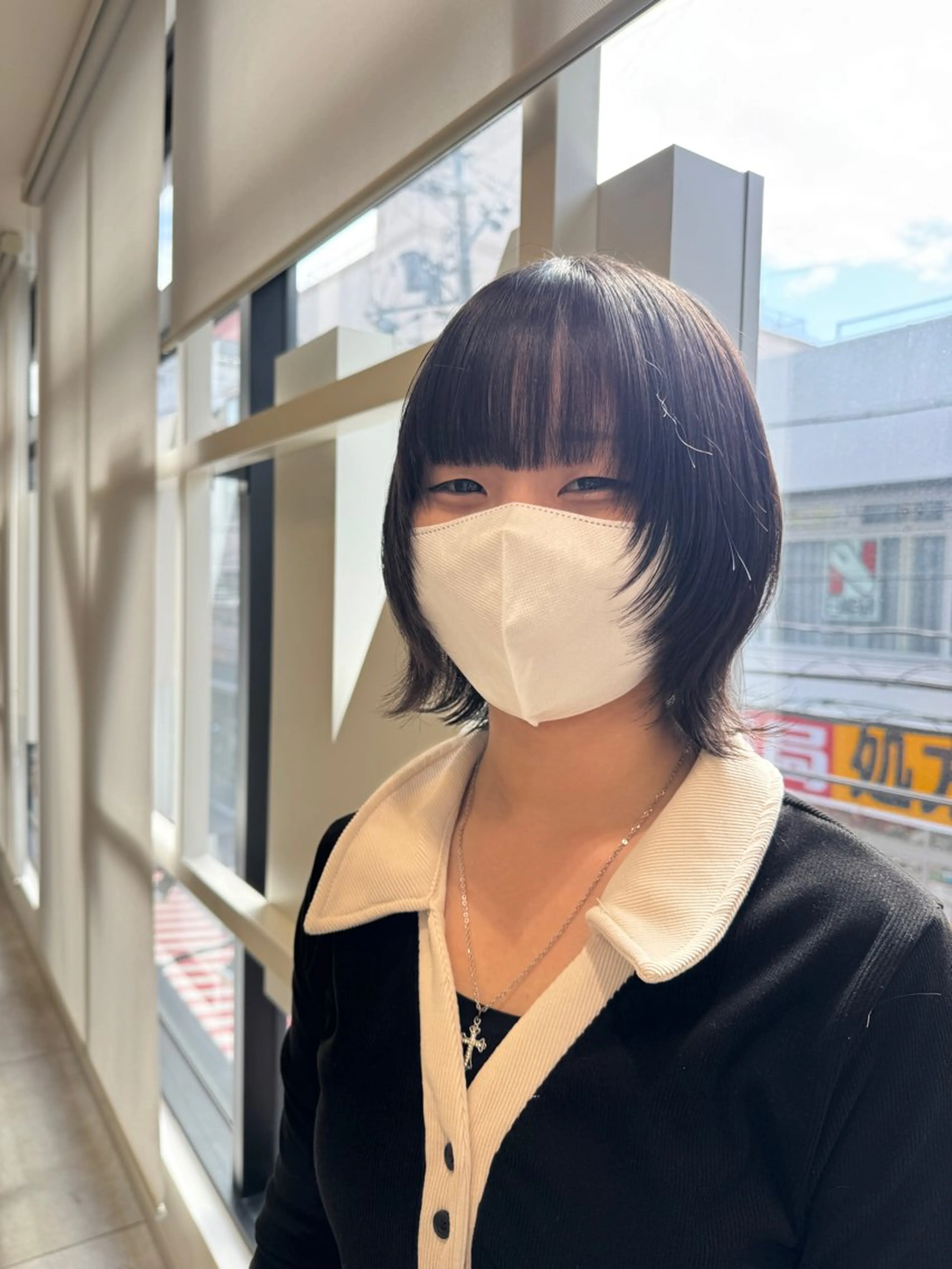 ミディアム カラー カット ヘアカラー トリートメント レイヤーカット /𝓡𝓲𝓷🍎のヘアスタイル