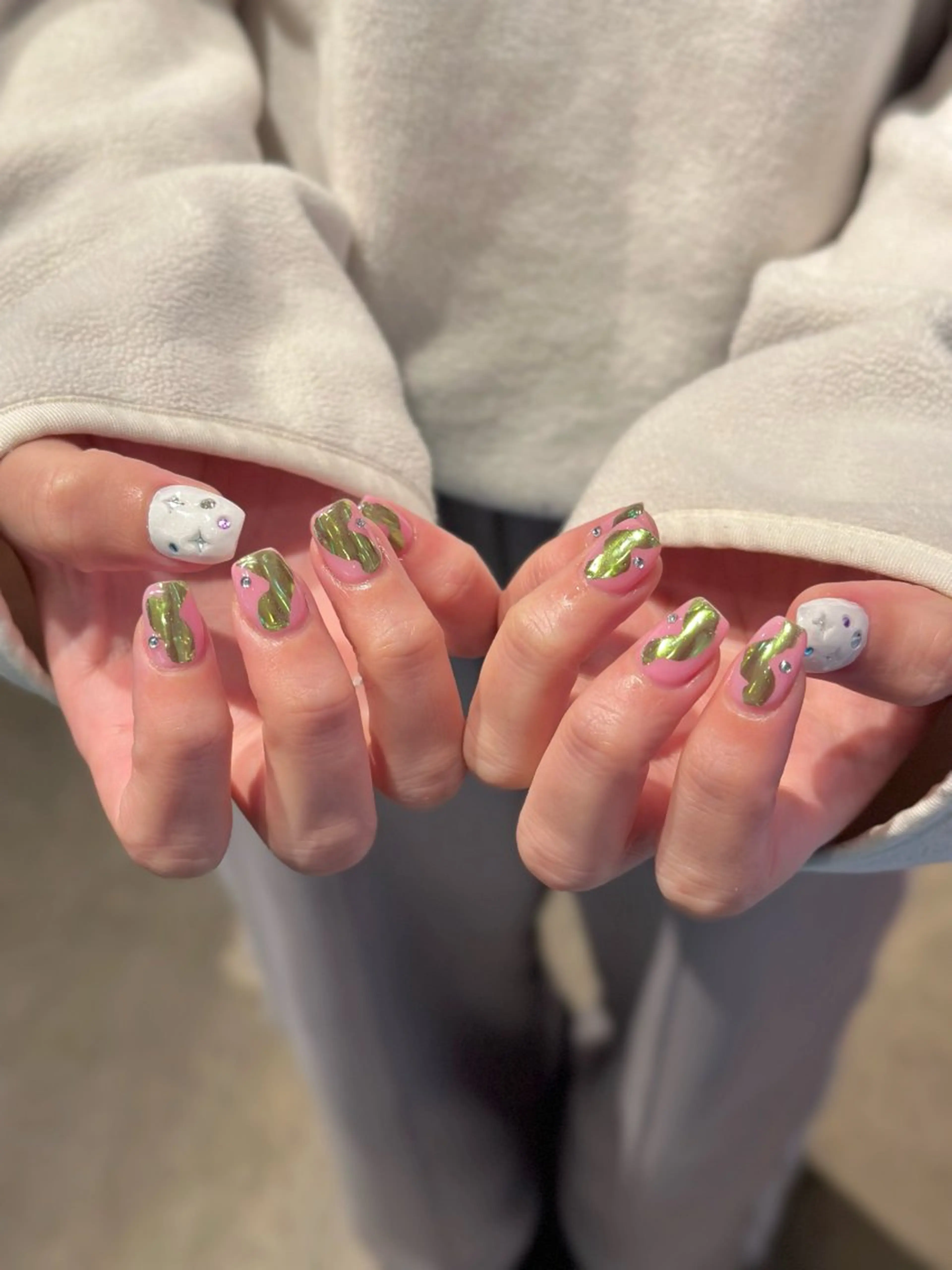 ネイル ハンドネイル シモダ カスミ 🦀 @ksm_smdのネイルデザイン