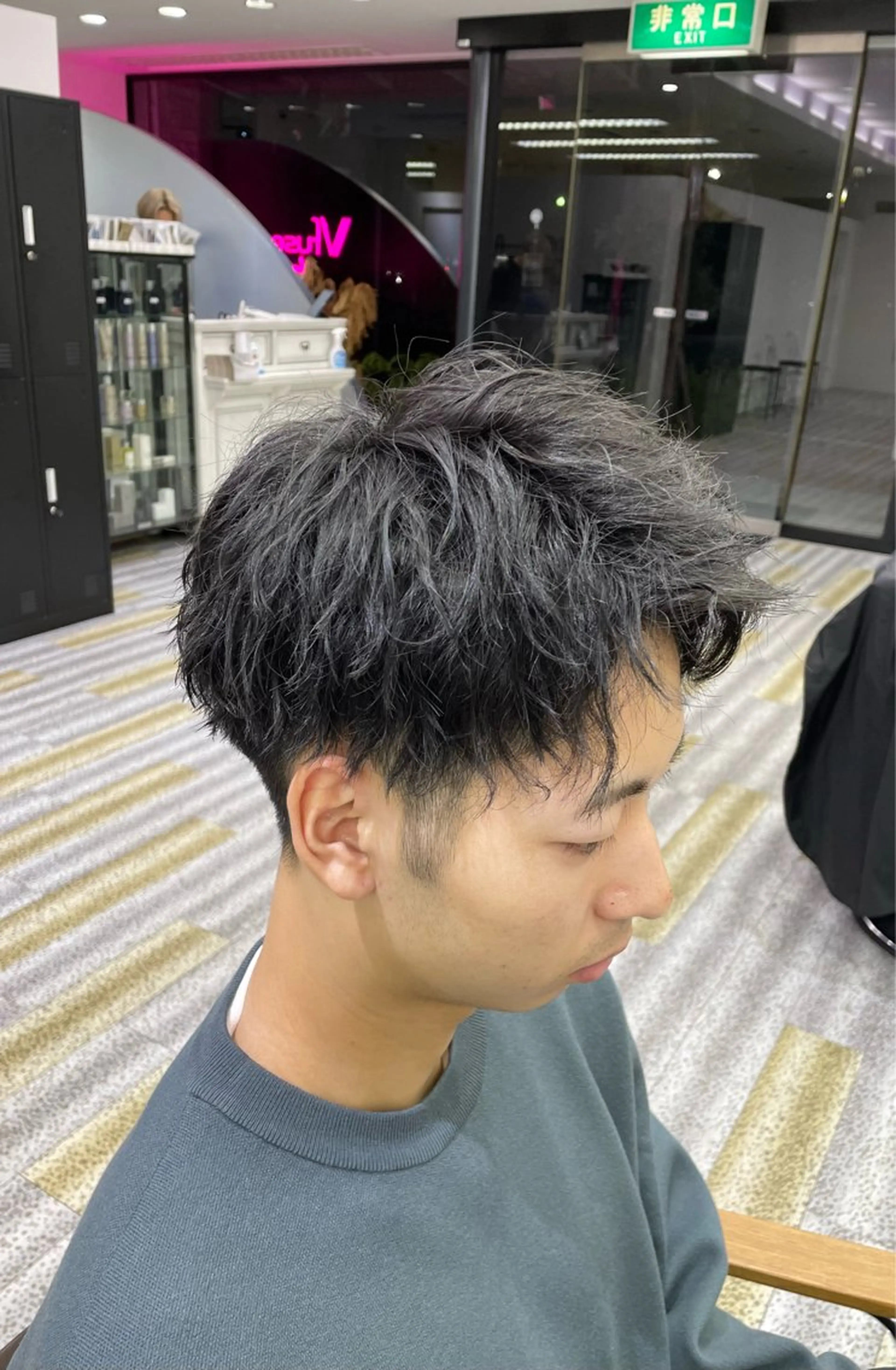 ショート パーマ メンズ メンズパーマ ツイストスパイラルパーマ スパイラルパーマ カット パーマ 【メンズ特化】岩瀬 武【メンズパーマ】のヘアスタイル