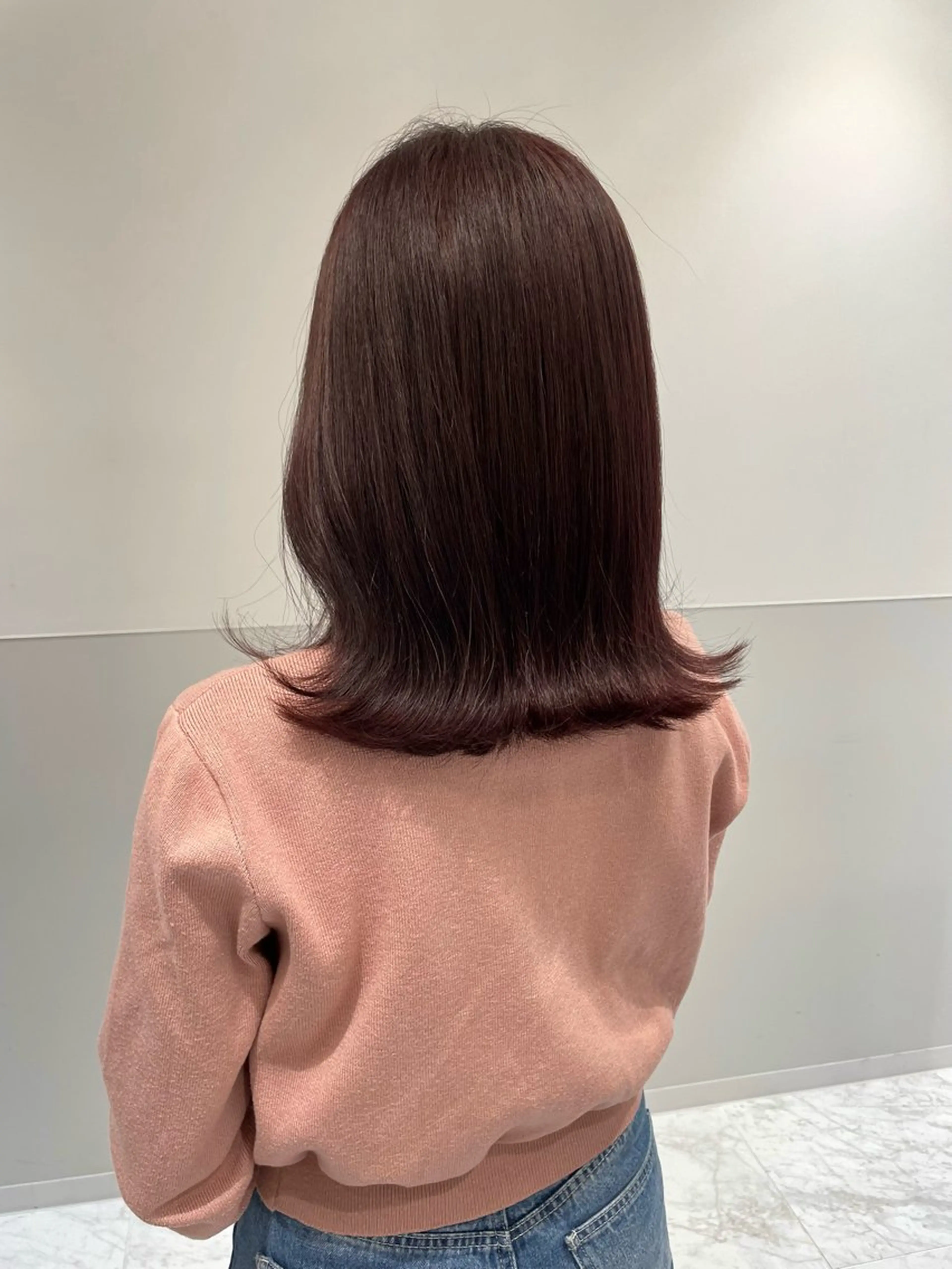 ミディアム カラー GPIP 近藤沙樹のヘアスタイル