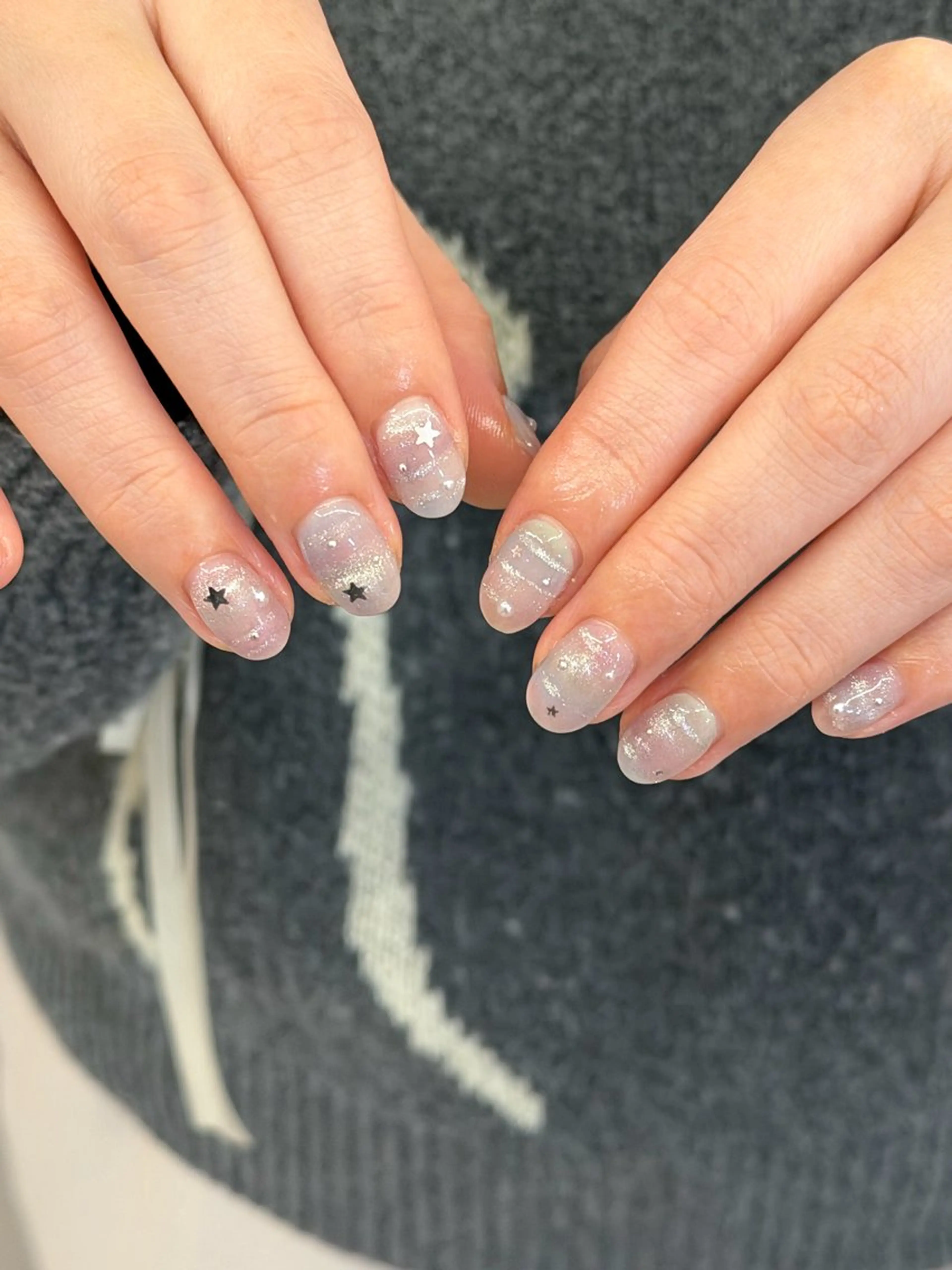 ネイル ジェルネイル キラキラネイル マグネットネイル ニュアンスネイル パラジェル ハンドネイル ハンドケア Bana_ Nailのその他イメージ