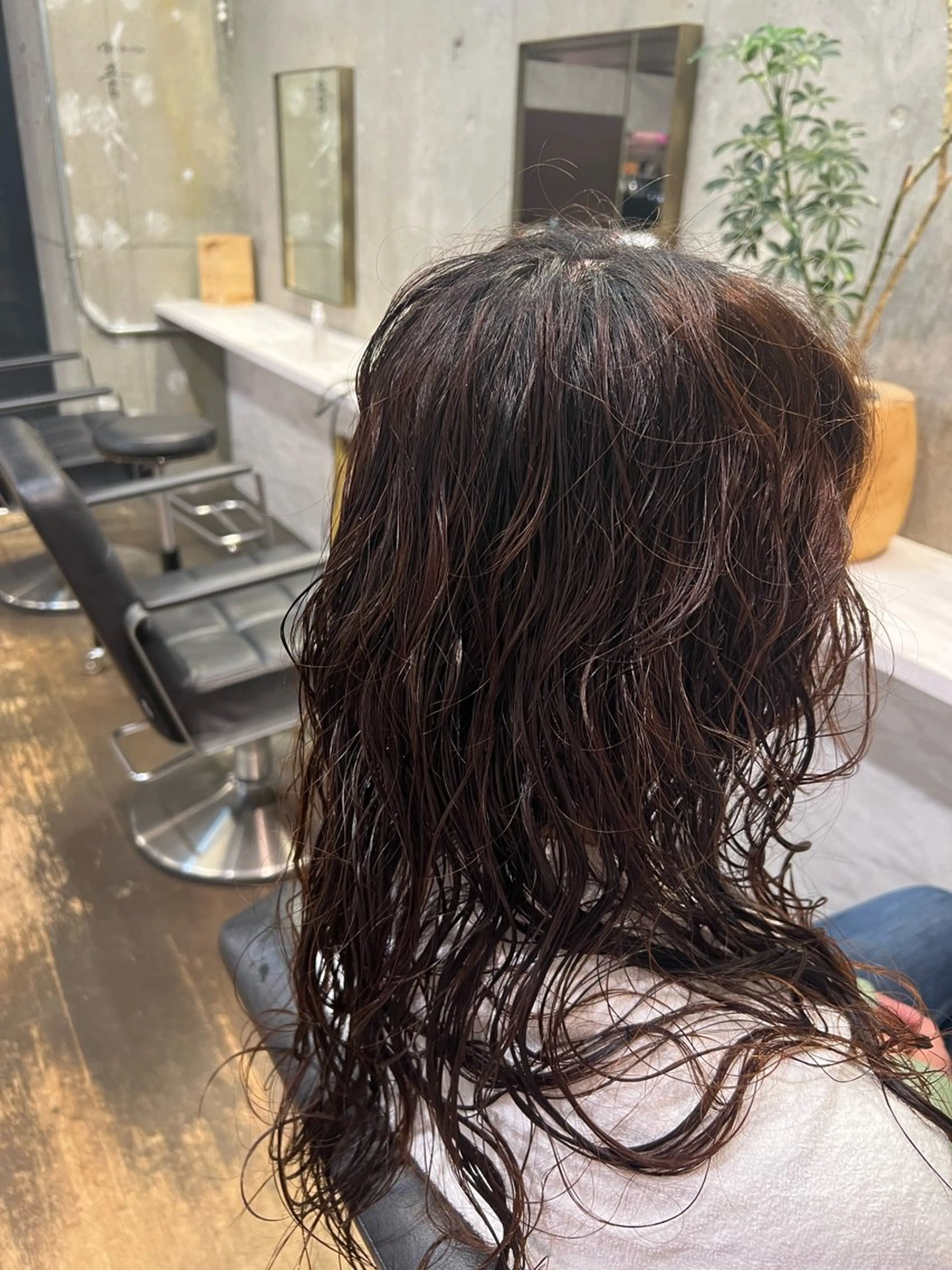 セミロング パーマ セミロングパーマ パーマ ROBBY所属・松井美樹/似合わせ ガーリー・韓国のヘアスタイル