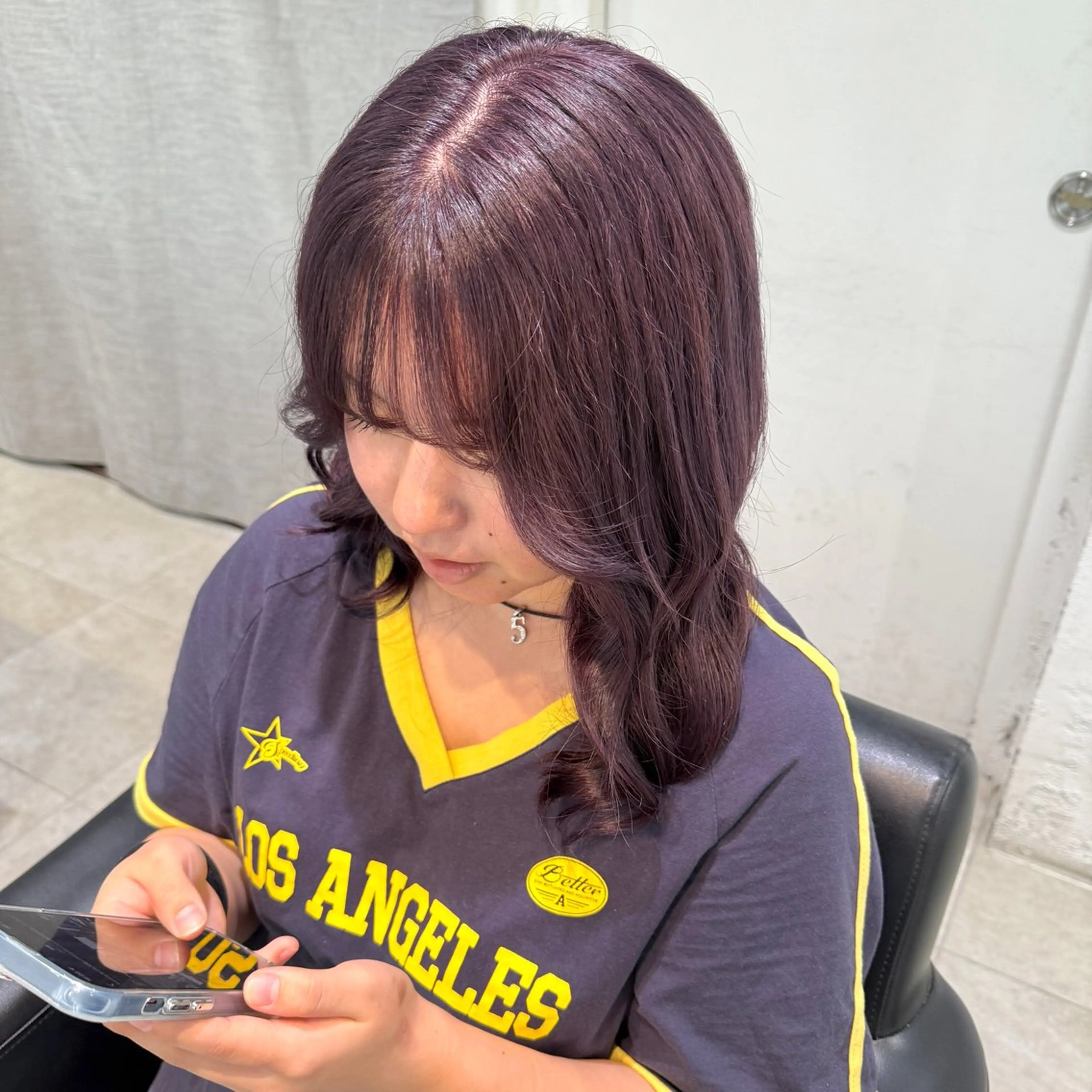 セミロング ヘアカラー Nagi /艶カラー /ヘアメ/メンズのヘアスタイル