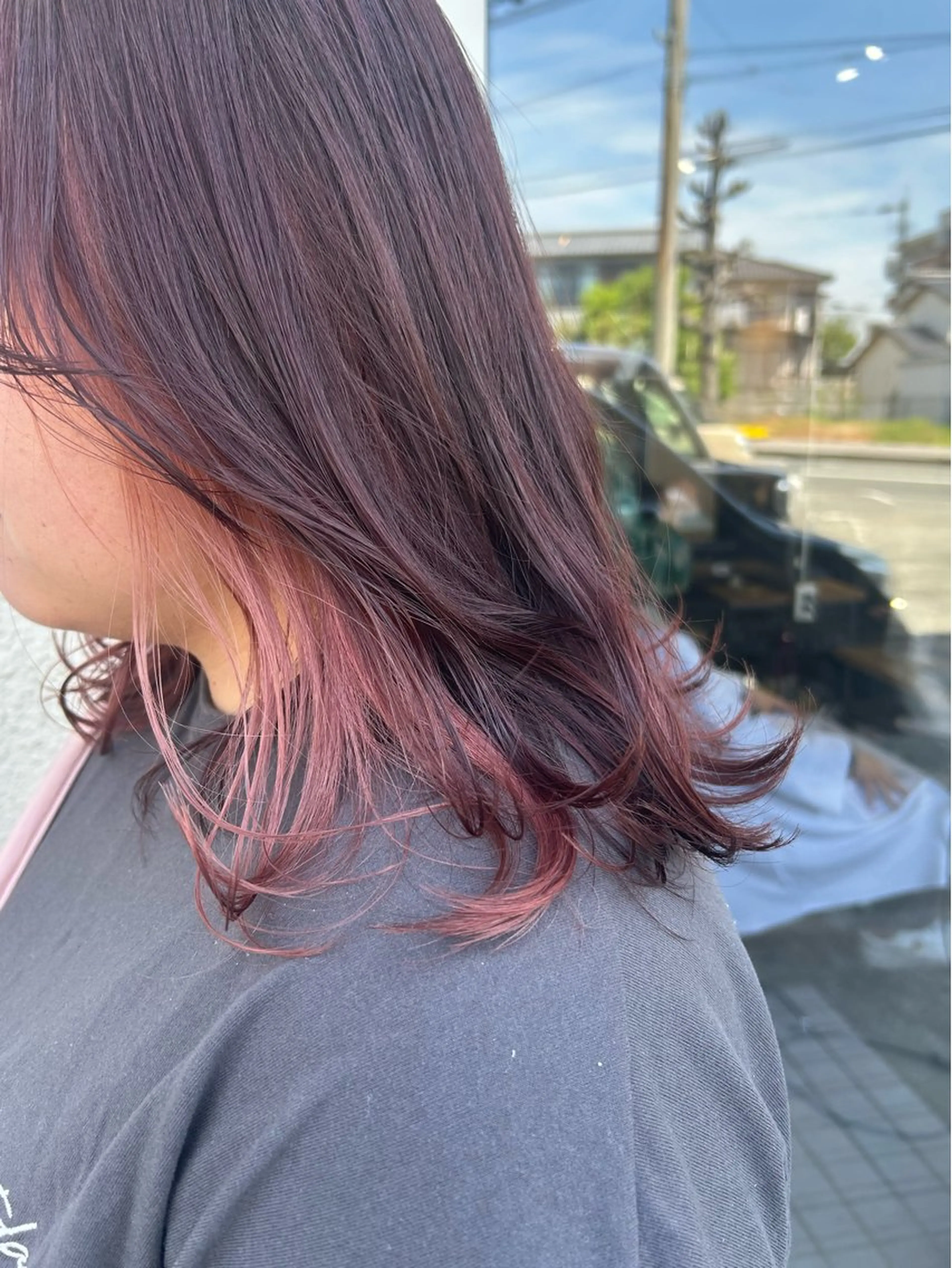 ミディアム カラー miri.. 久留米のヘアスタイル