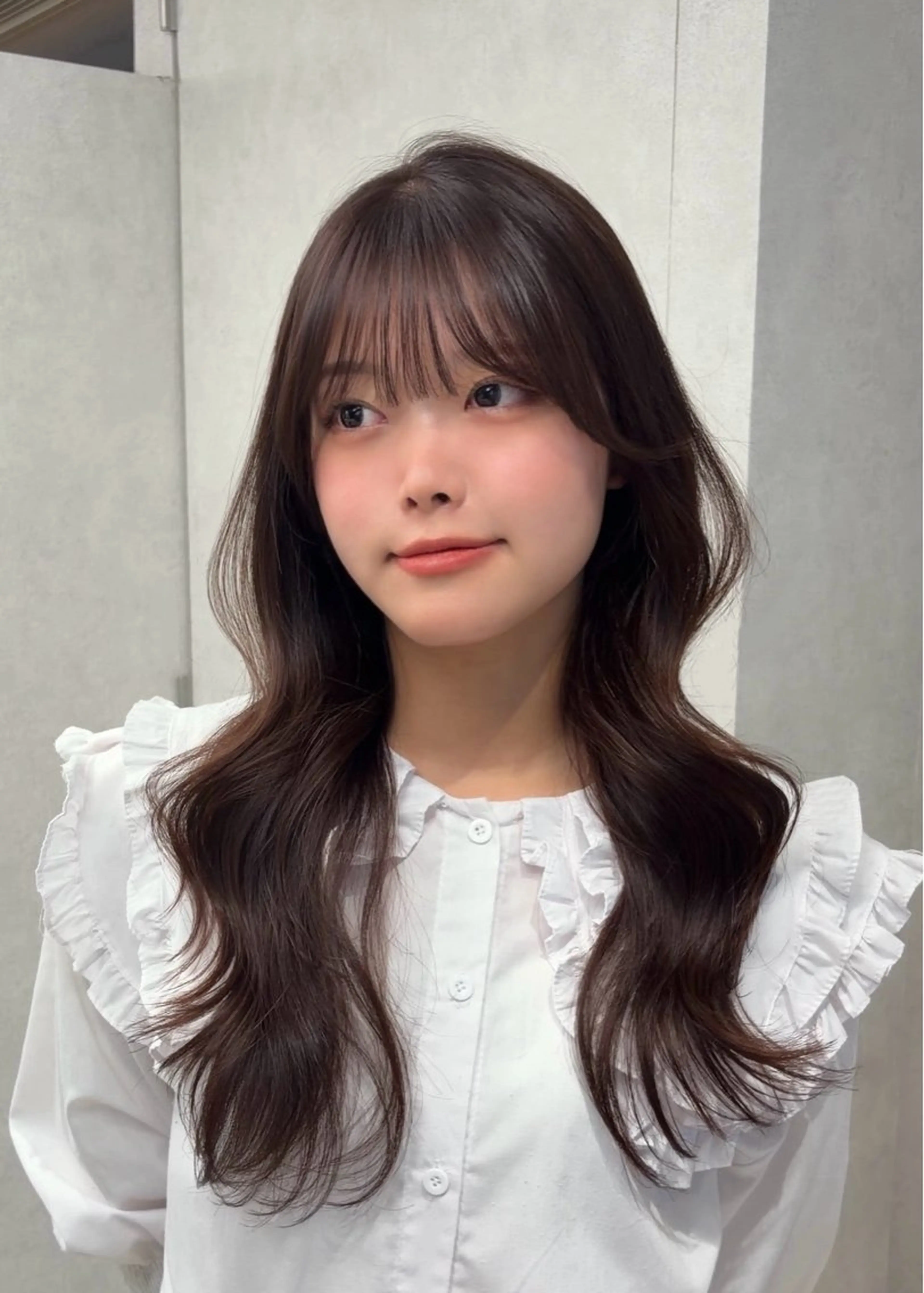 ロング カット ヘアカラー トリートメント 🩵似合わせカット/ カラー/あさか 🩵のヘアスタイル