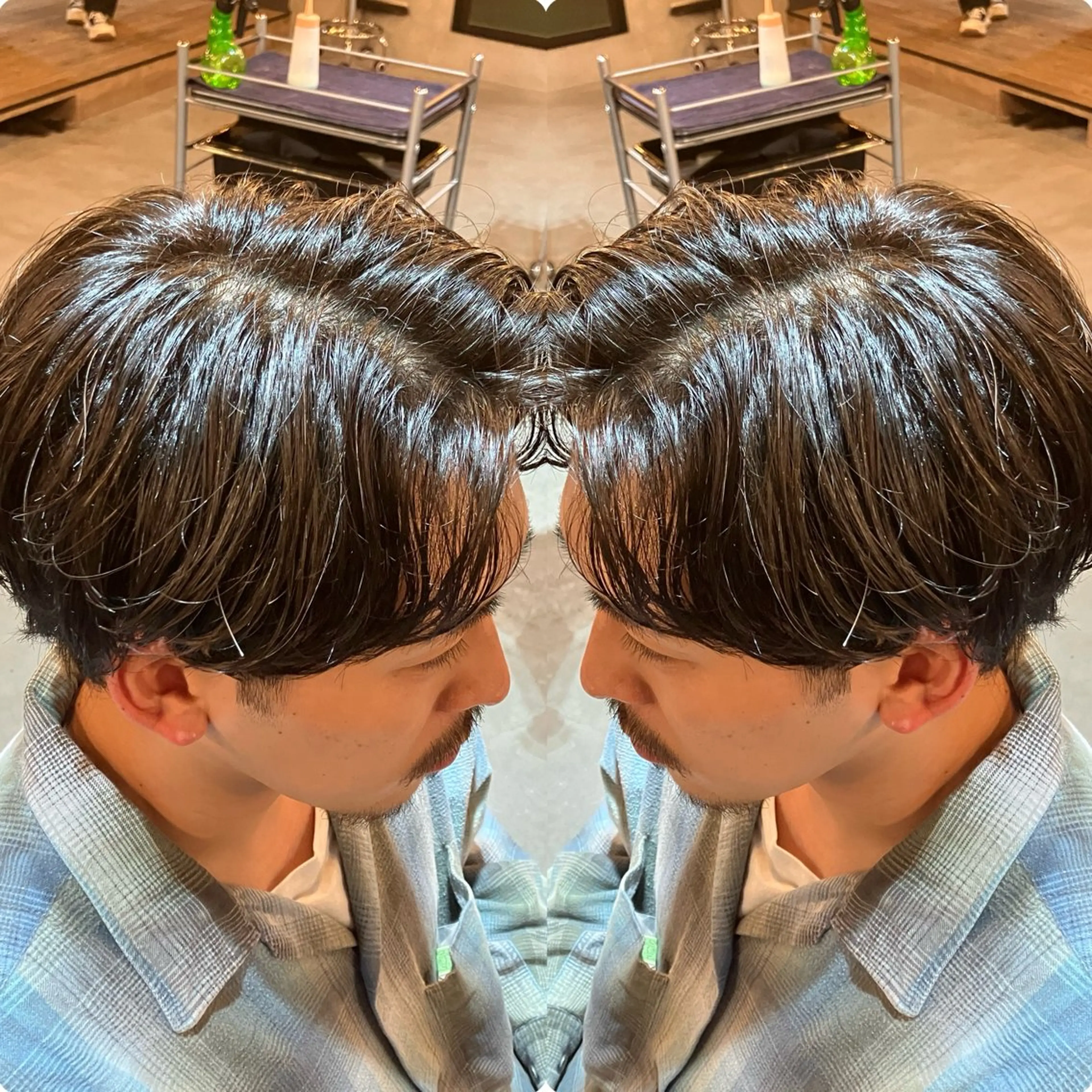 ミディアム 👑曲がる縮毛矯正 /パーマ👑ショウのヘアスタイル