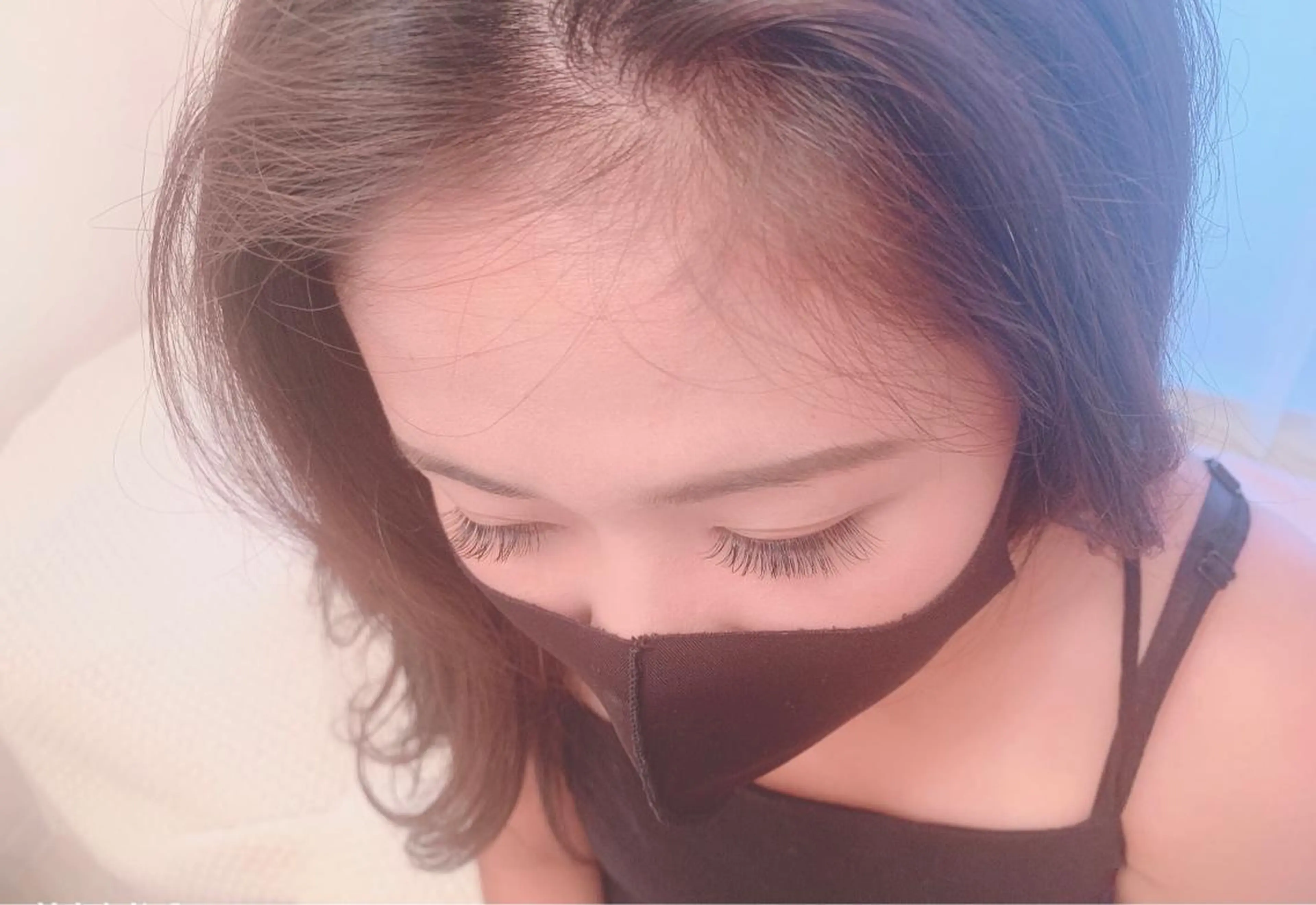 まつげエクステ140本＊つけた感じも欲しいけどバサバサにはしたくない方へ☆上品にボリュームUP↑の写真