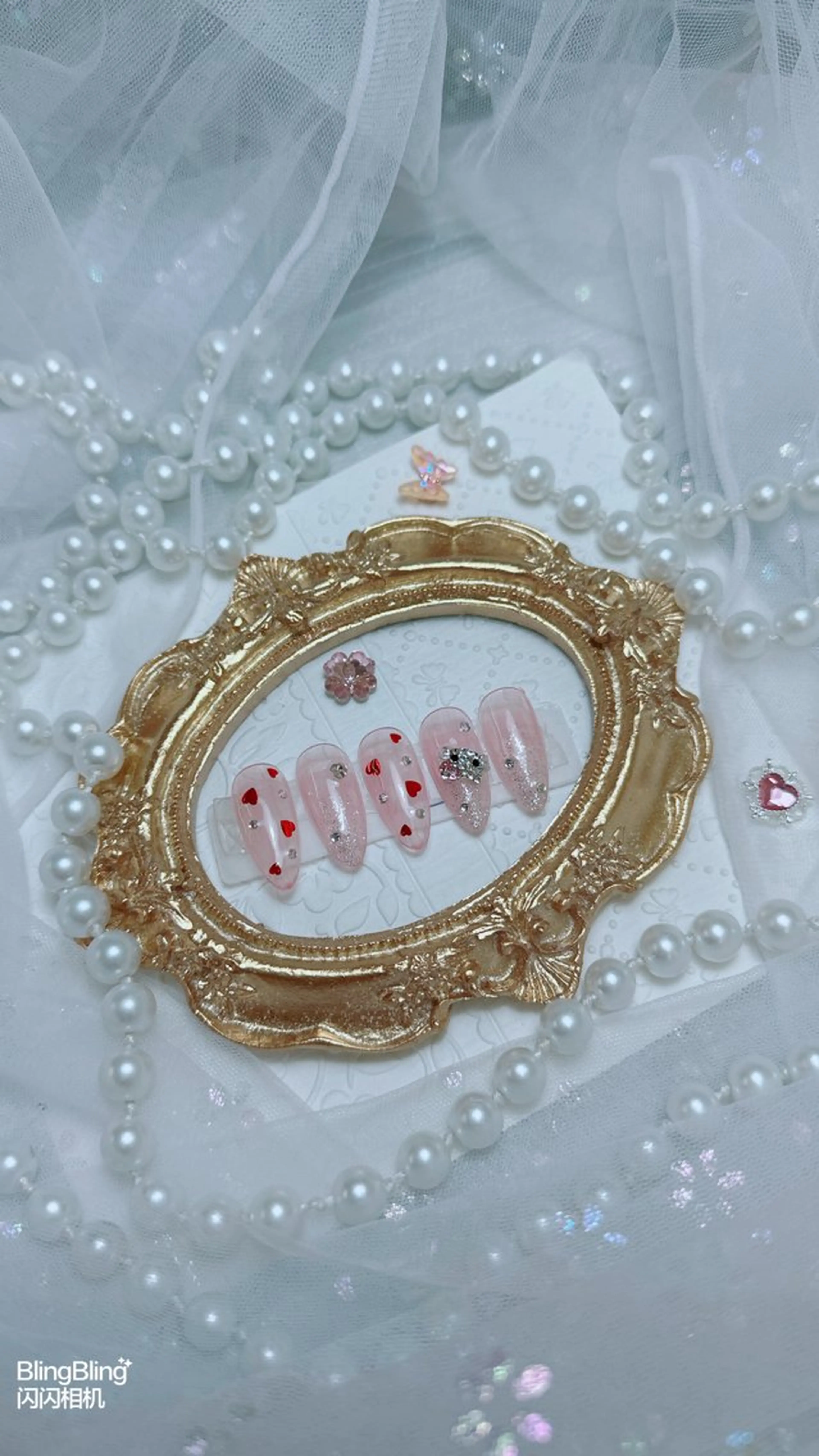 ネイル バレンタイン La Merのネイルデザイン