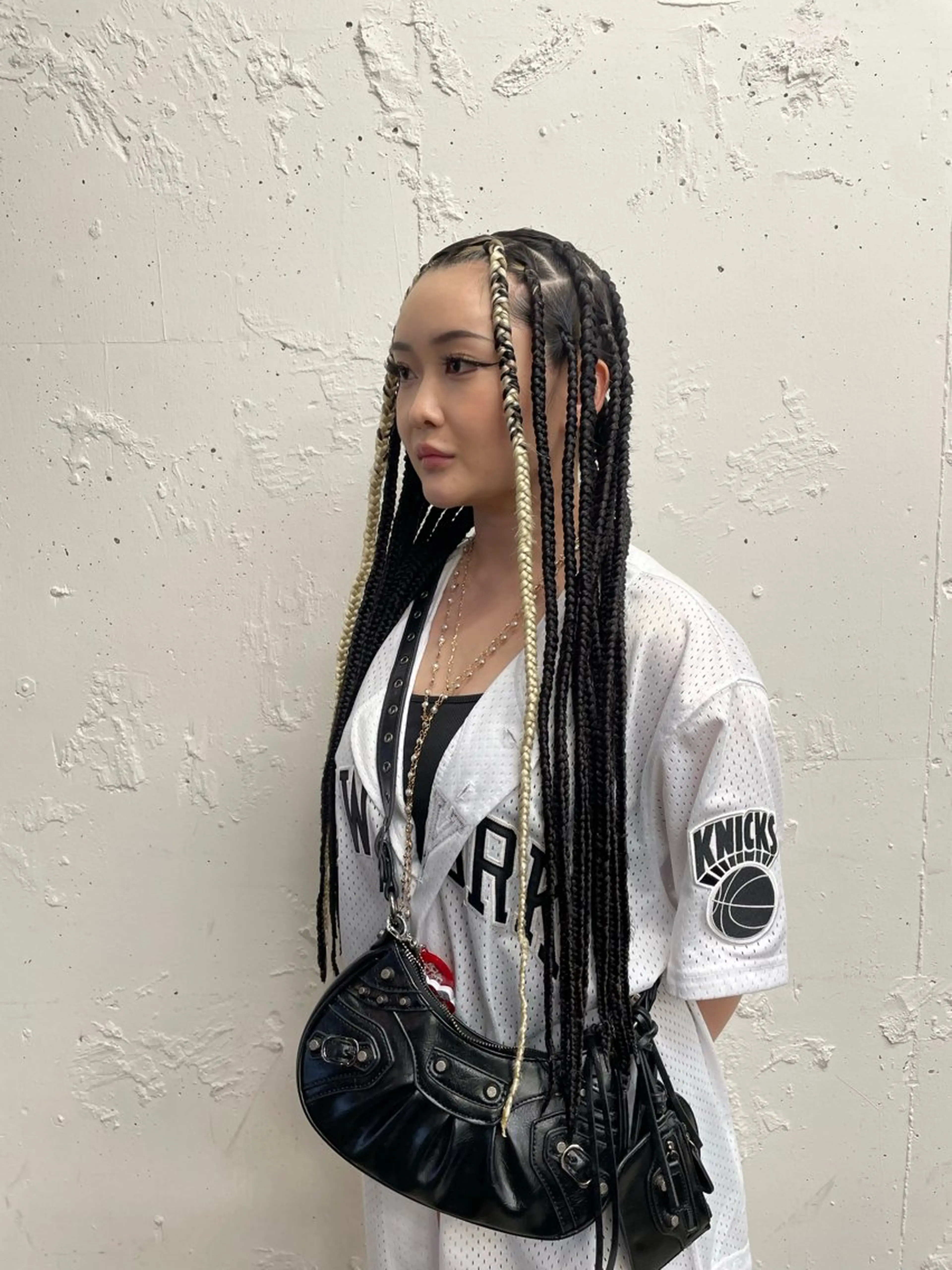 ロング ヘアアレンジ エクステ コーンロウ／ブレイズ SYUのヘアスタイル