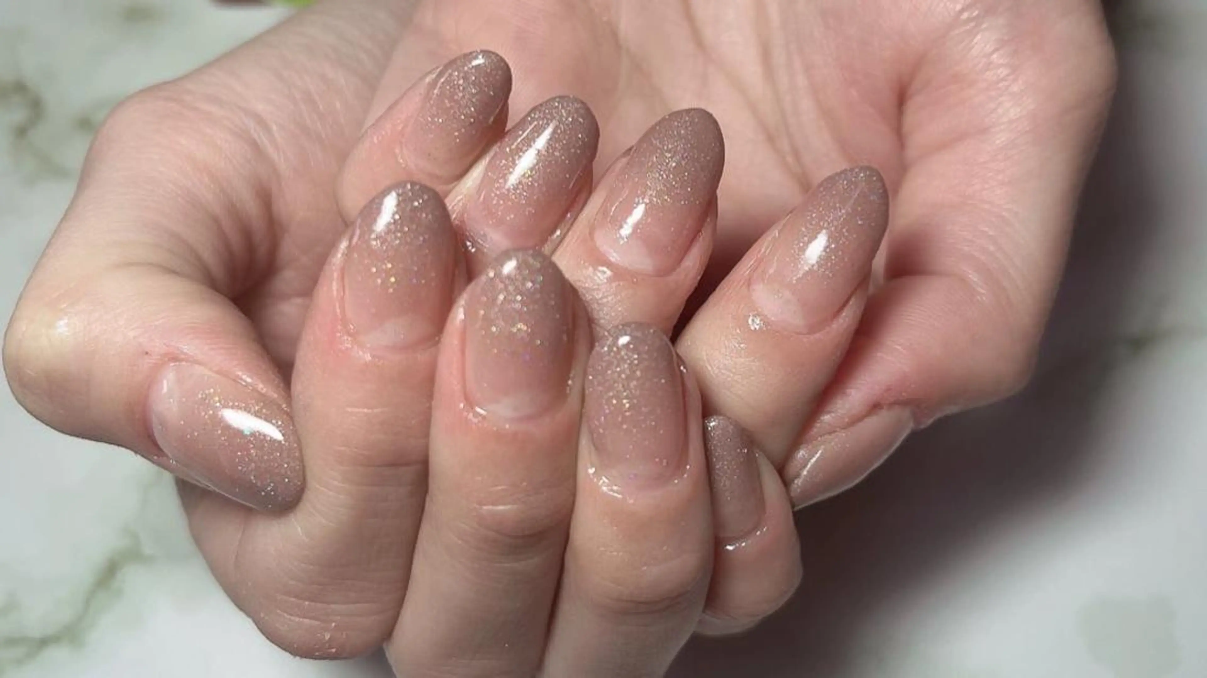 ネイル ジェルネイル グラデーション オフィスネイル シンプルネイル Ruana Nailのネイルデザイン