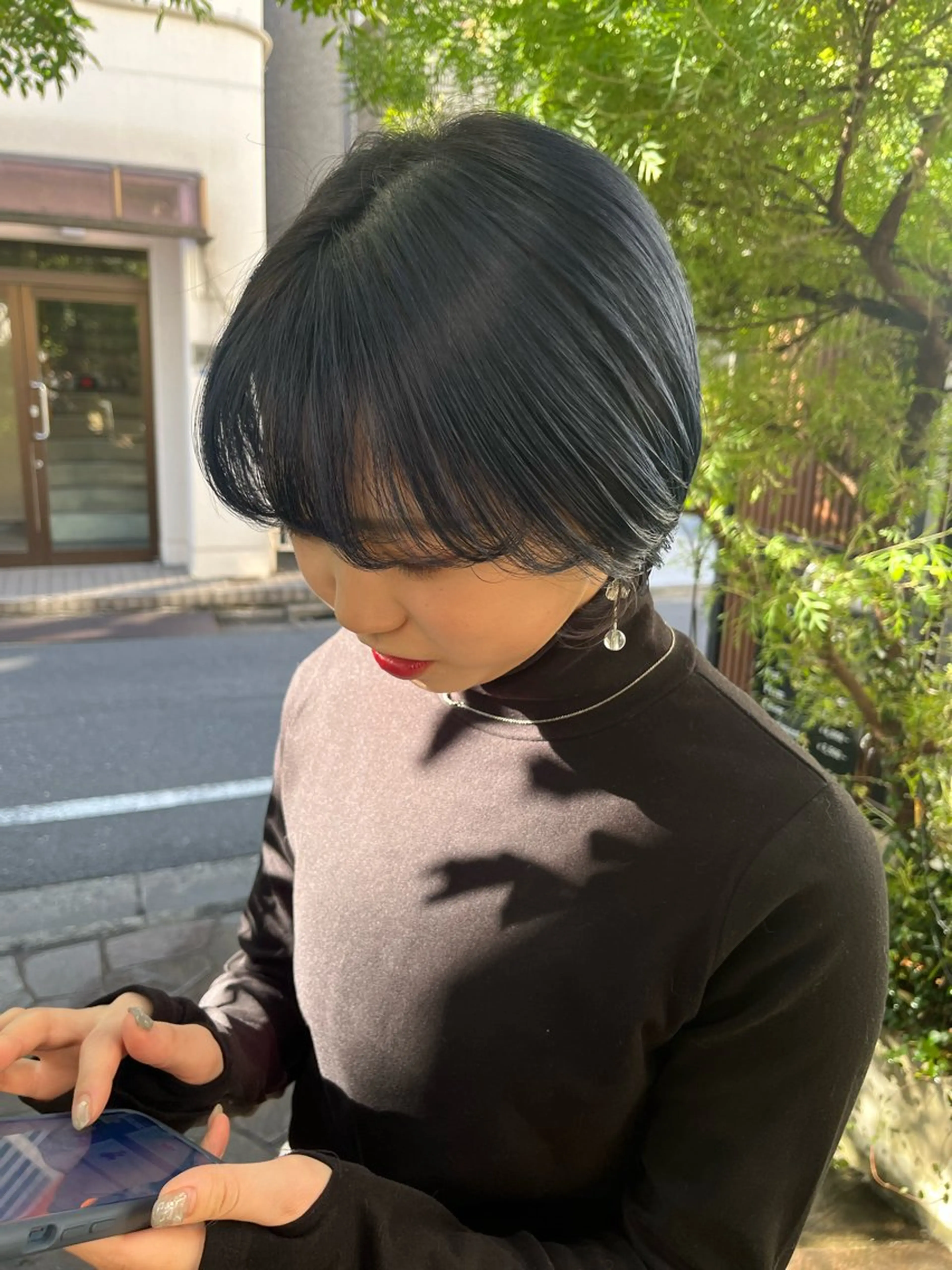 カラー ブルーカラー rise /メンズカットのヘアスタイル