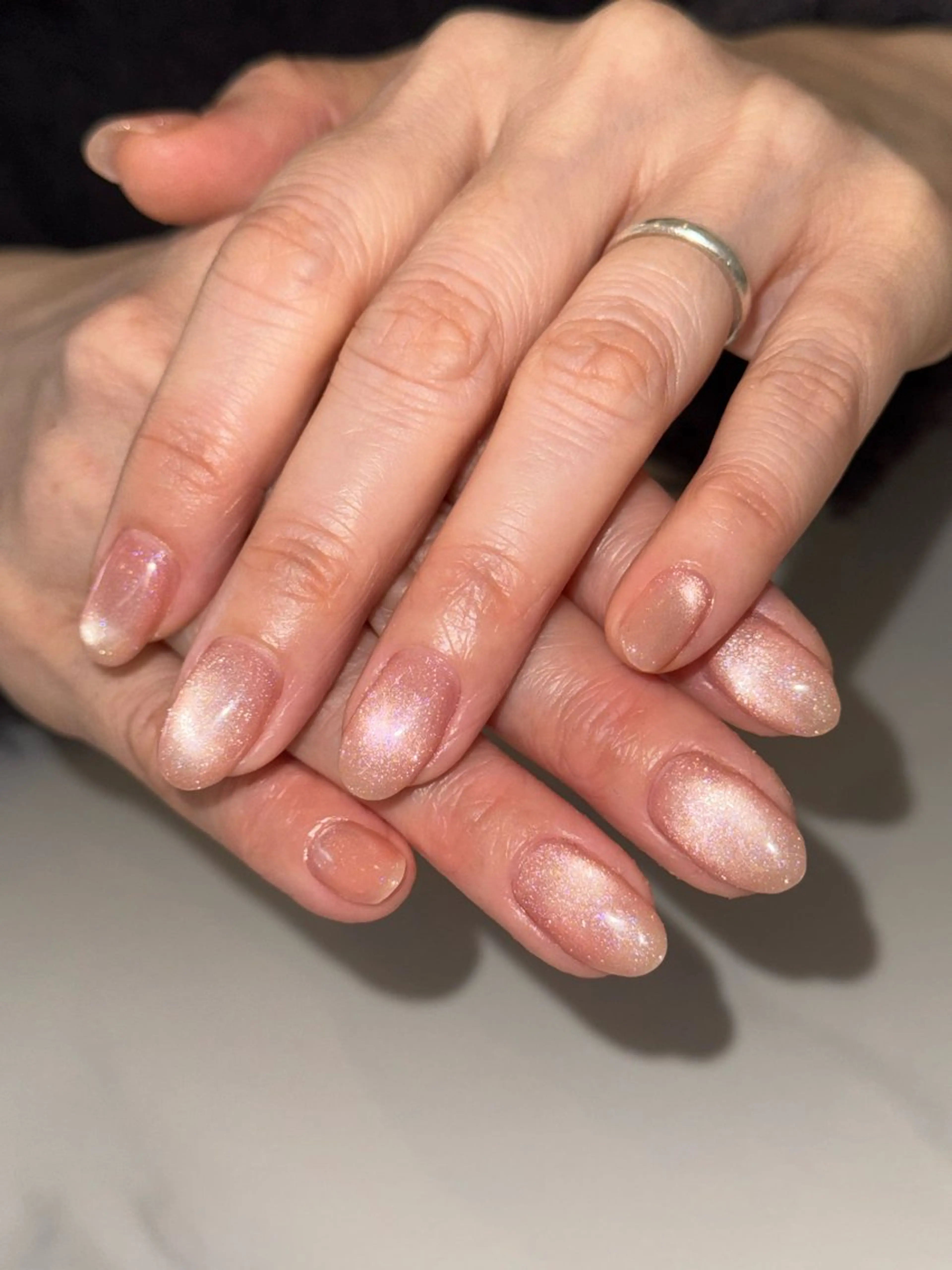 ネイル シンプルネイル CALMIA.,eyelash • eyebrow • wax 2F所属・前田 菜美のネイルデザイン