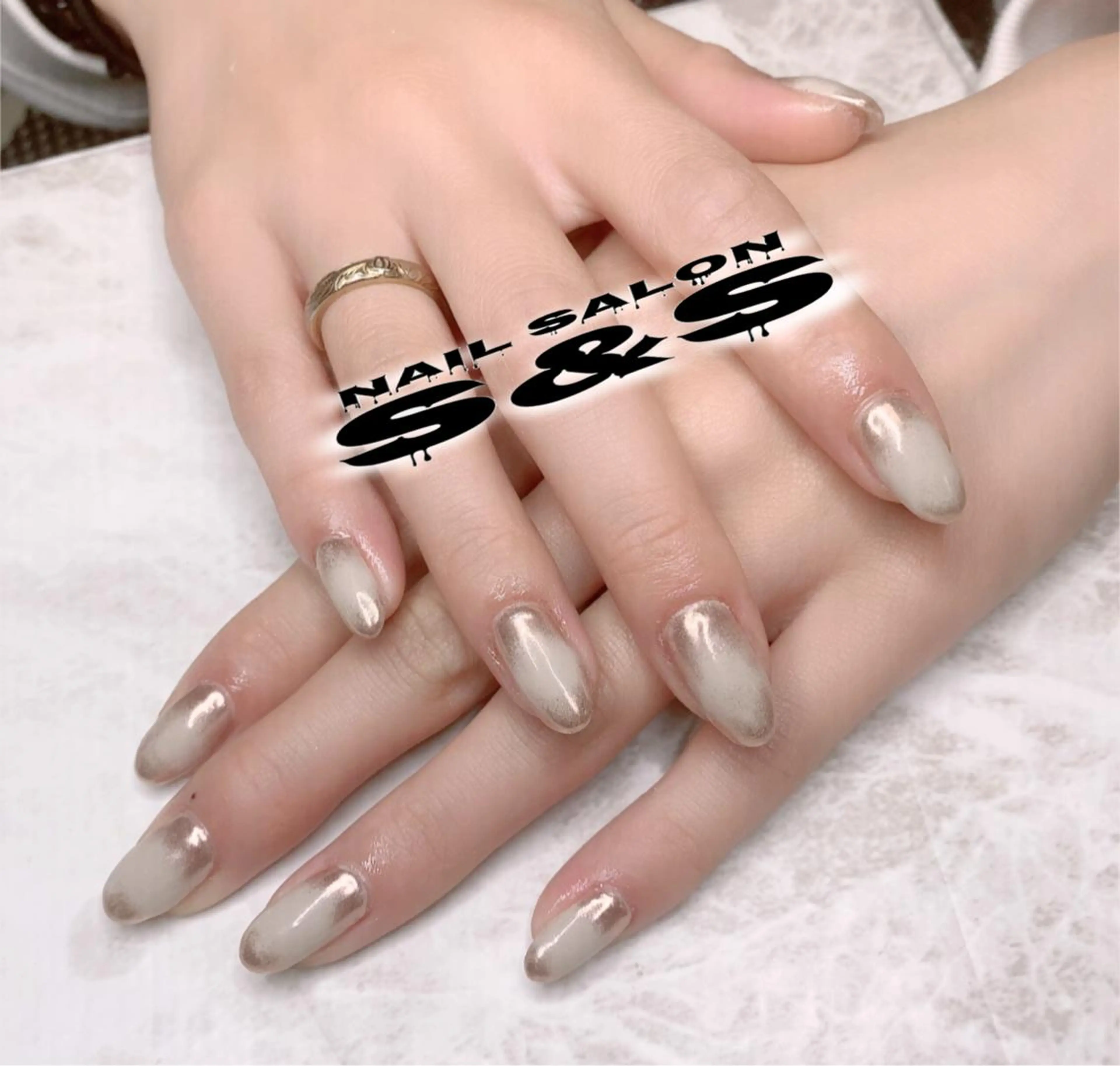 ネイル 長さ出し メンズネイル 持ち込み スカルプネイル S&S 村田小百合のネイルデザイン