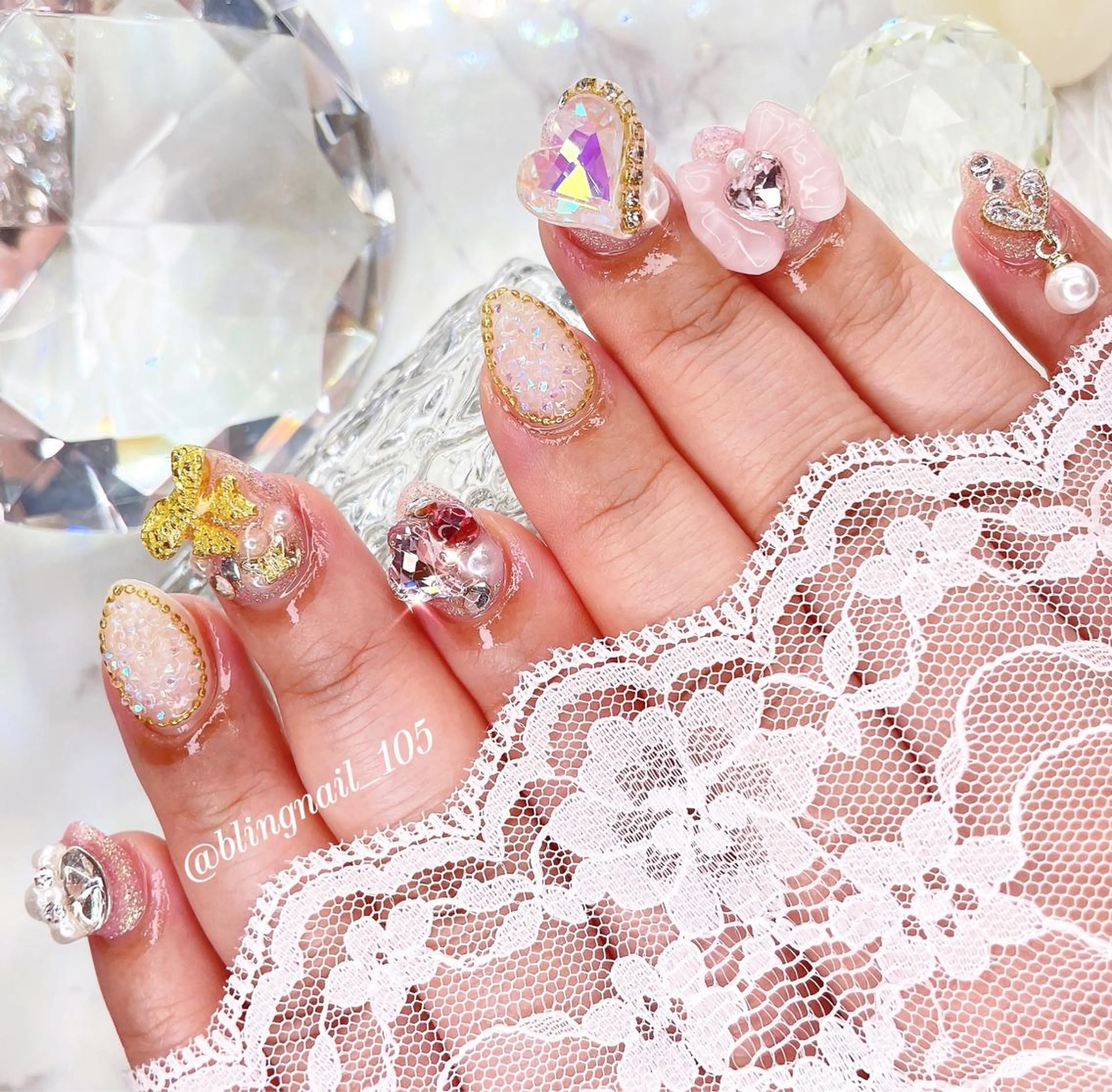 ネイル 23時まで❤︎韓国、 ワンホンネイルのネイルデザイン