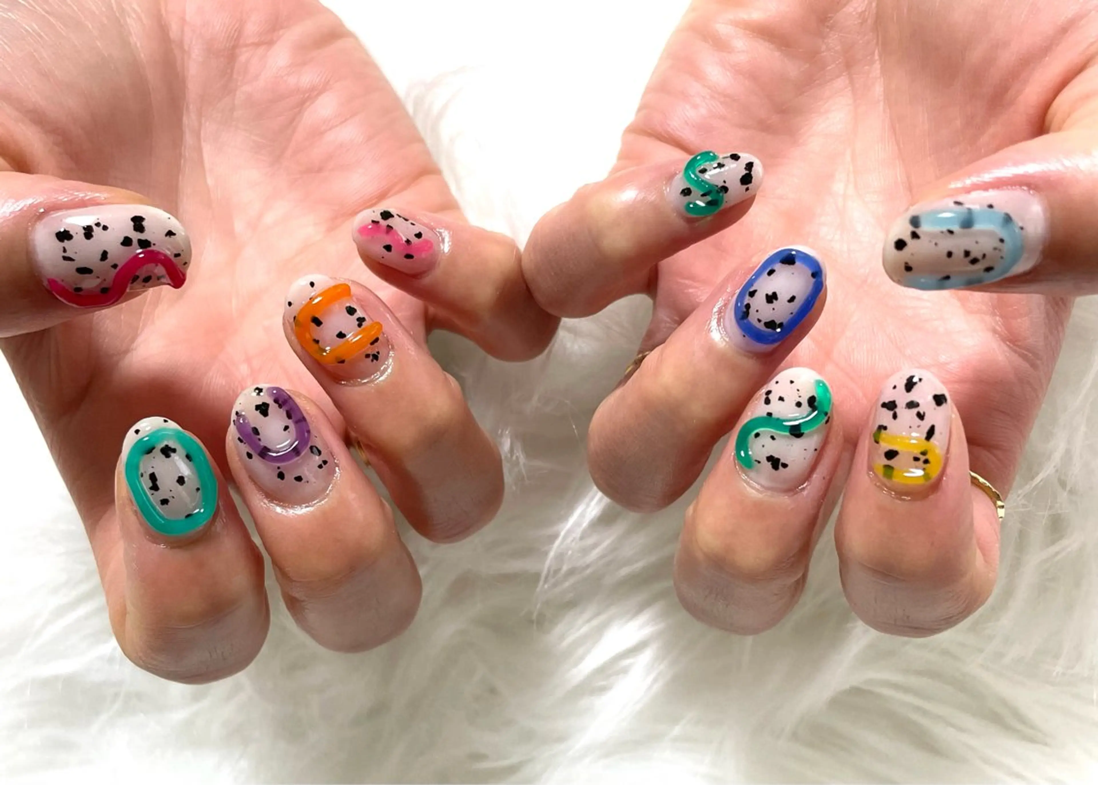 ネイル ハンドネイル nail salon HIRUKANAのネイルデザイン