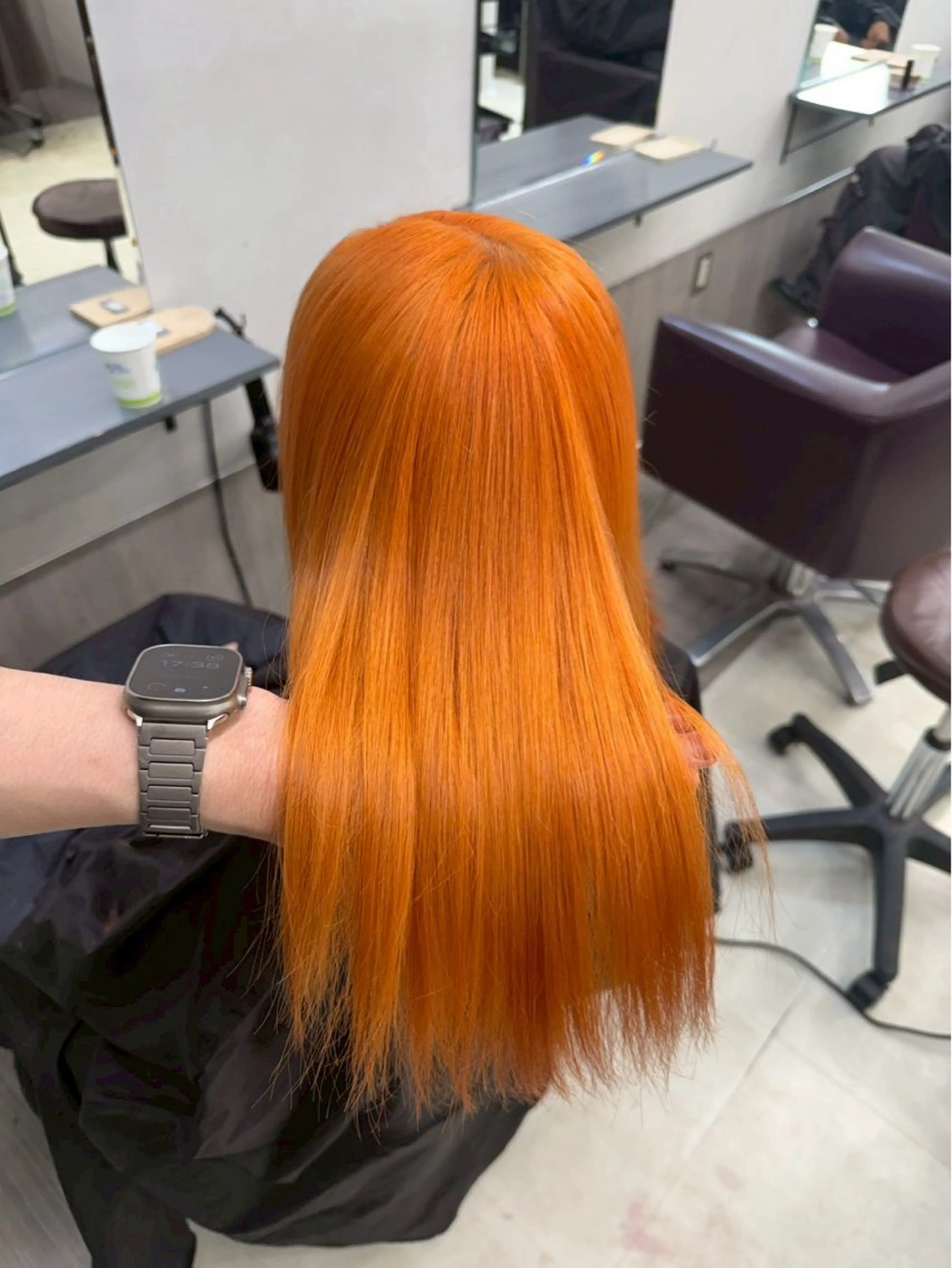 ロング カラー ミルクティー/ピンク /ブロンド 咲良のヘアスタイル