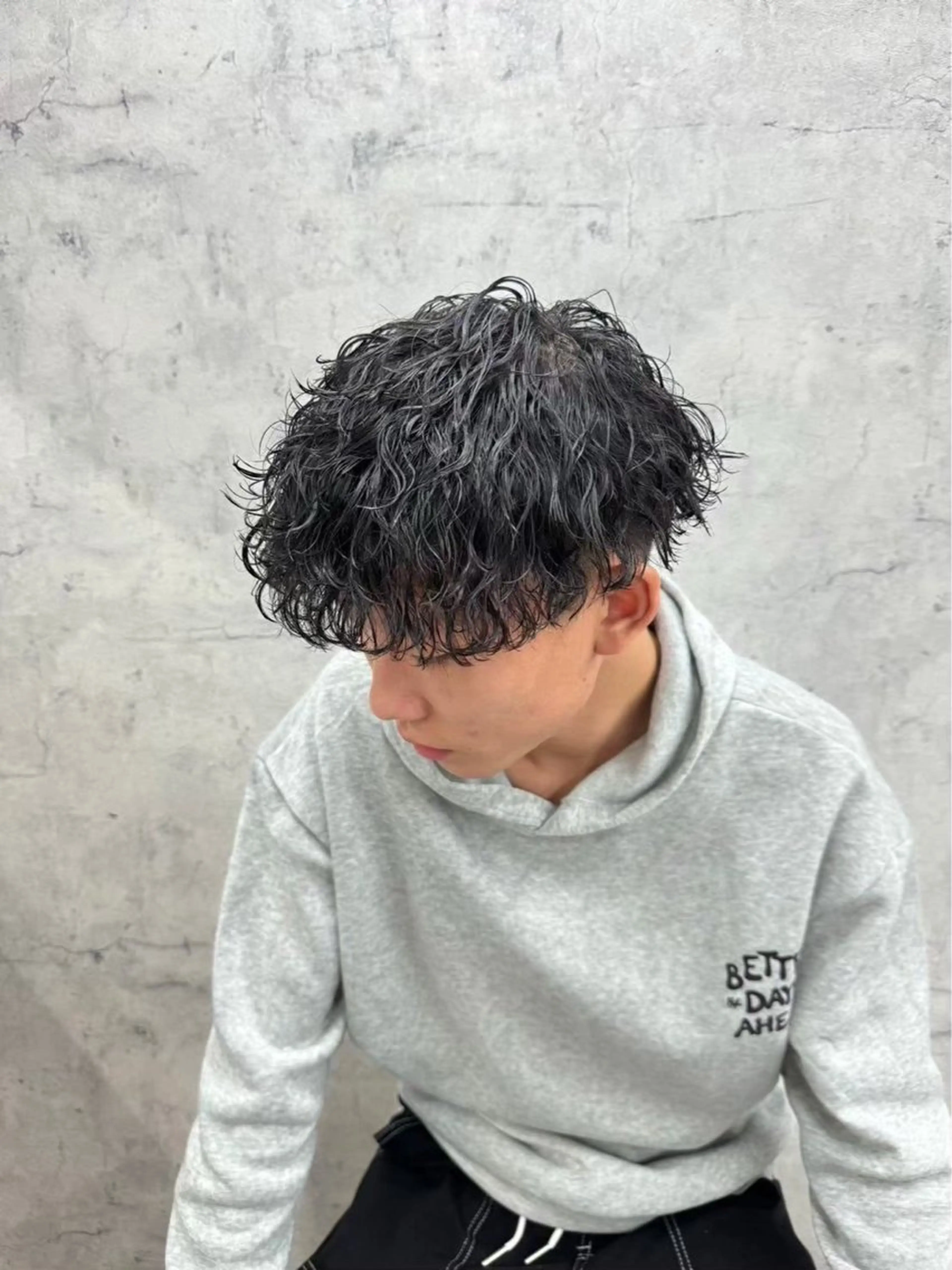 ショート パーマ ブリーチ/アレンジ/ 19歳/新宿/アリルのヘアスタイル