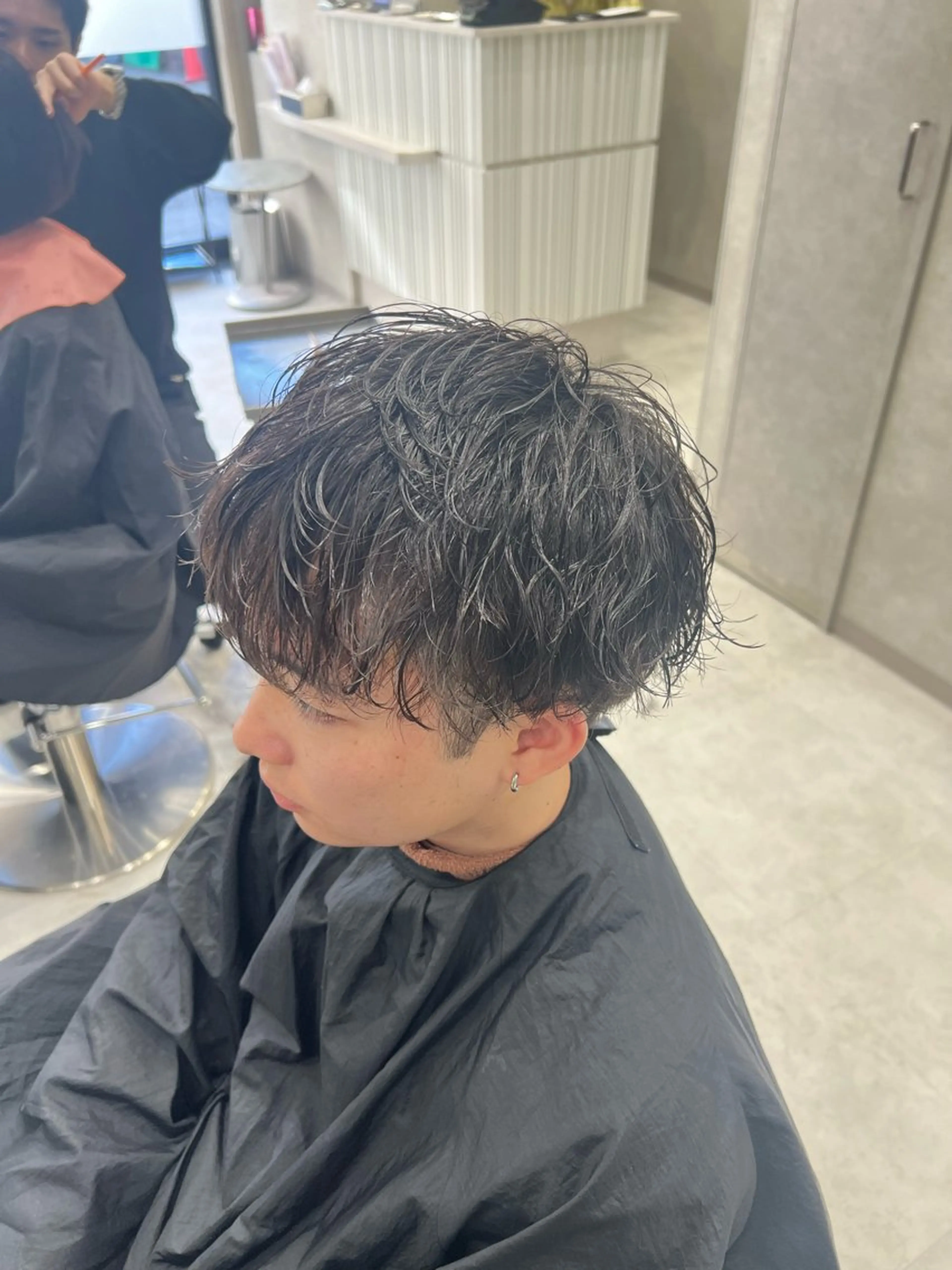 パーマ メンズ メンズパーマ カット パーマ SENA 再現性 パーマと縮毛矯正のヘアスタイル