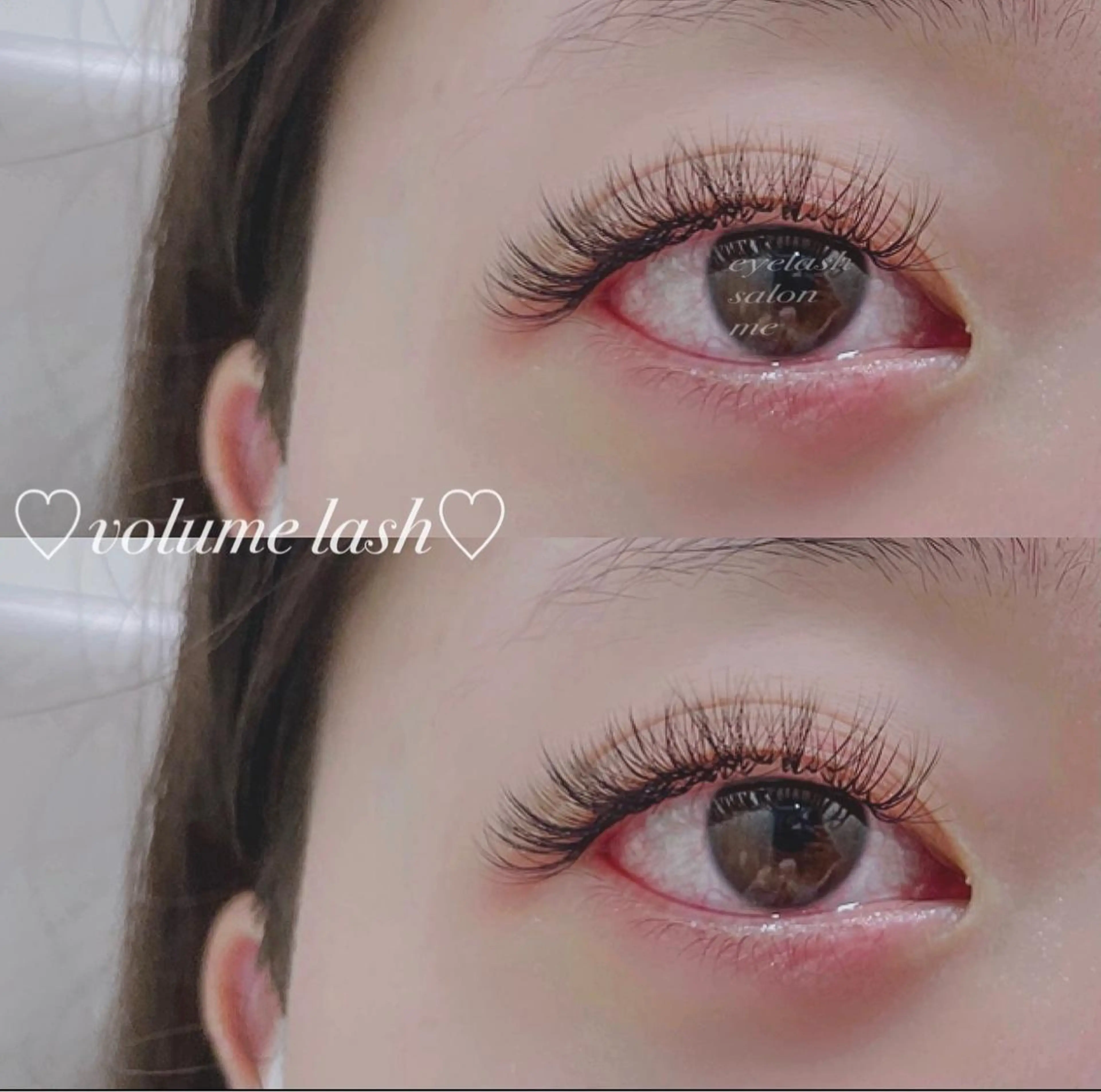 マツエク・マツパ Cカール ボリュームラッシュ eyelash salon me 円山店所属・永井 涼花のマツエク・マツパデザイン