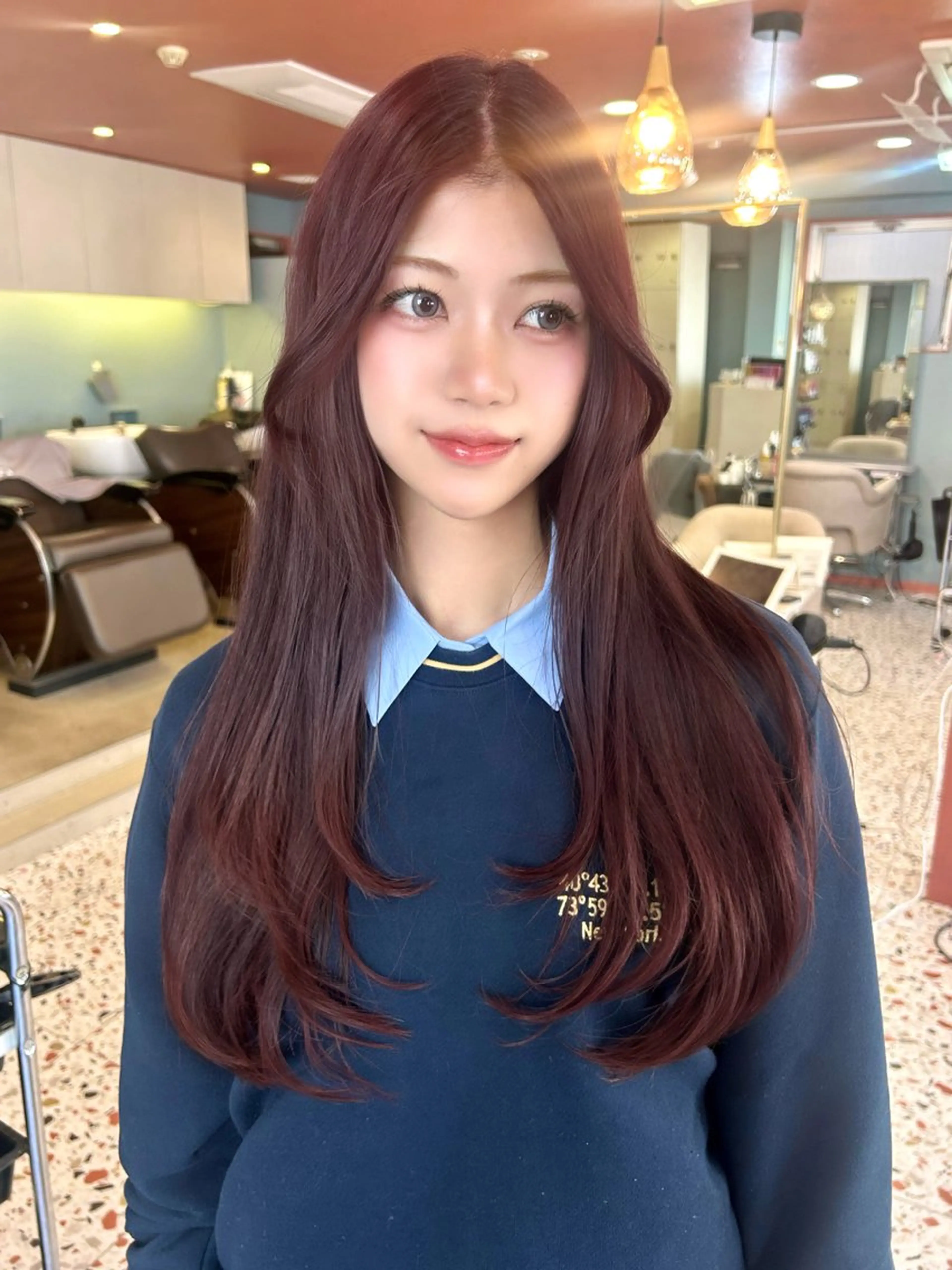 ロング ヘアカラー トリートメント カットモデル募集中 🎀美帆のヘアスタイル