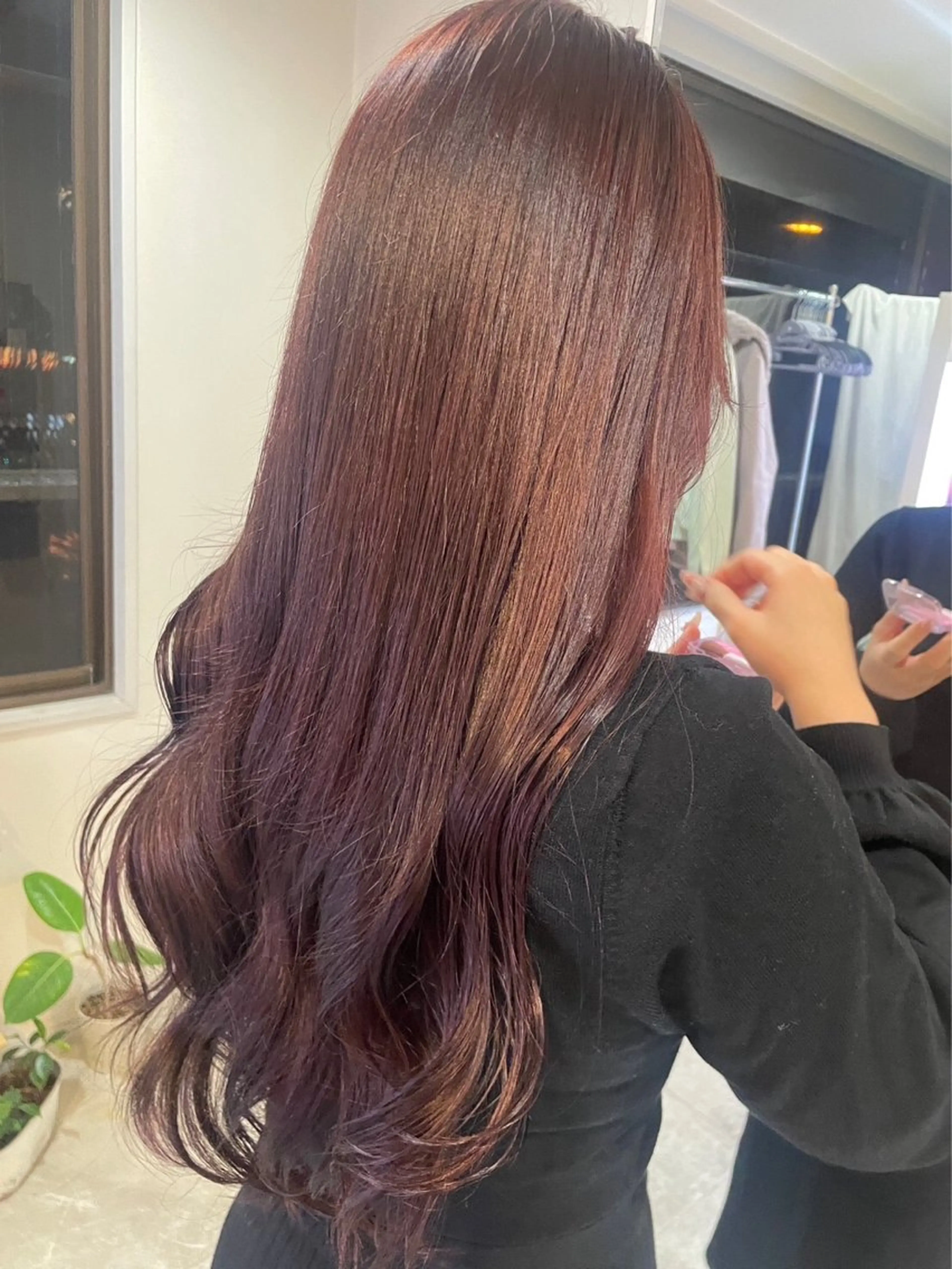 🤍ワンカラー + Aujuaトリートメントの写真