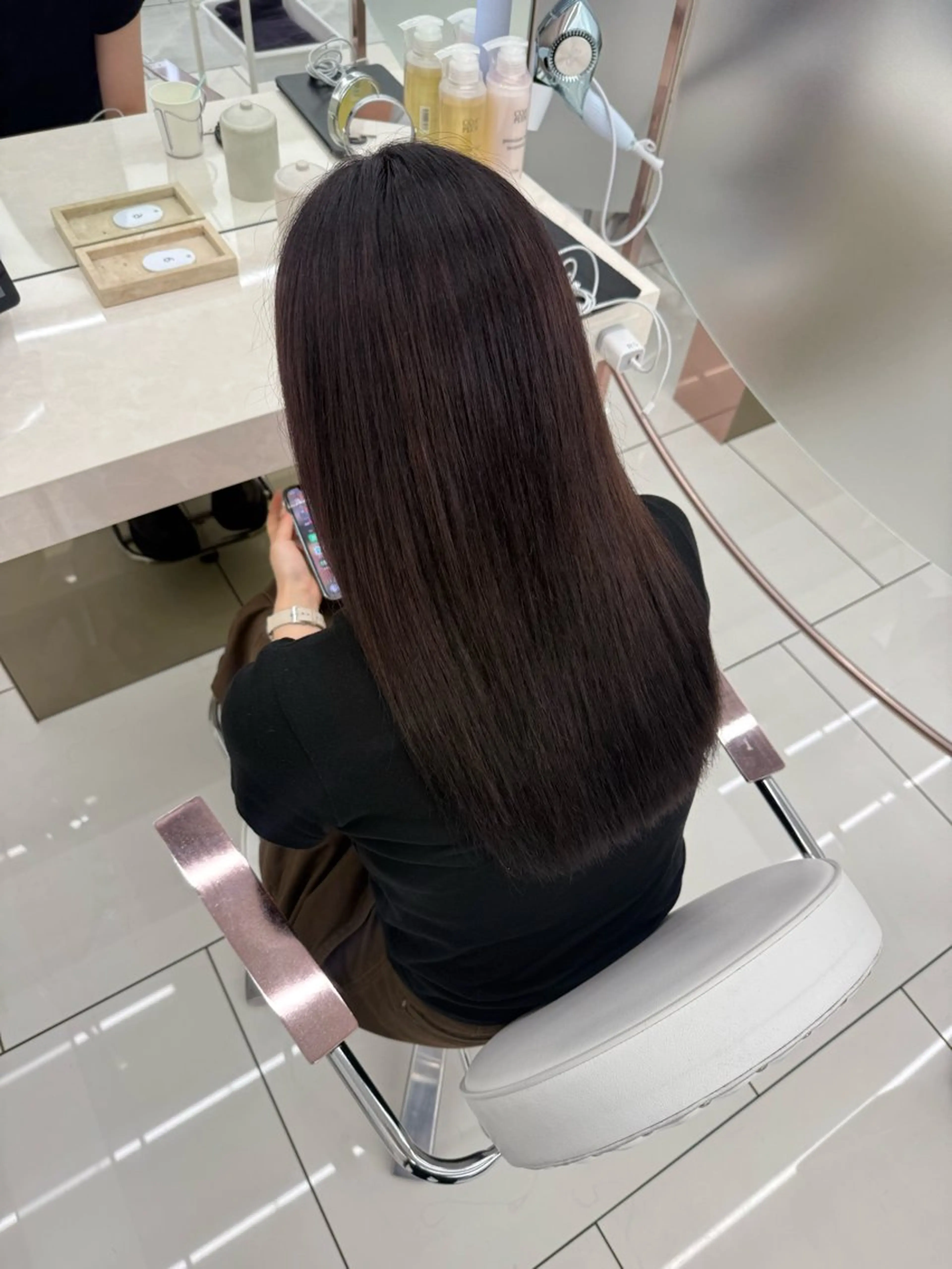 ロング ヘアカラー 濱田 剛志のヘアスタイル