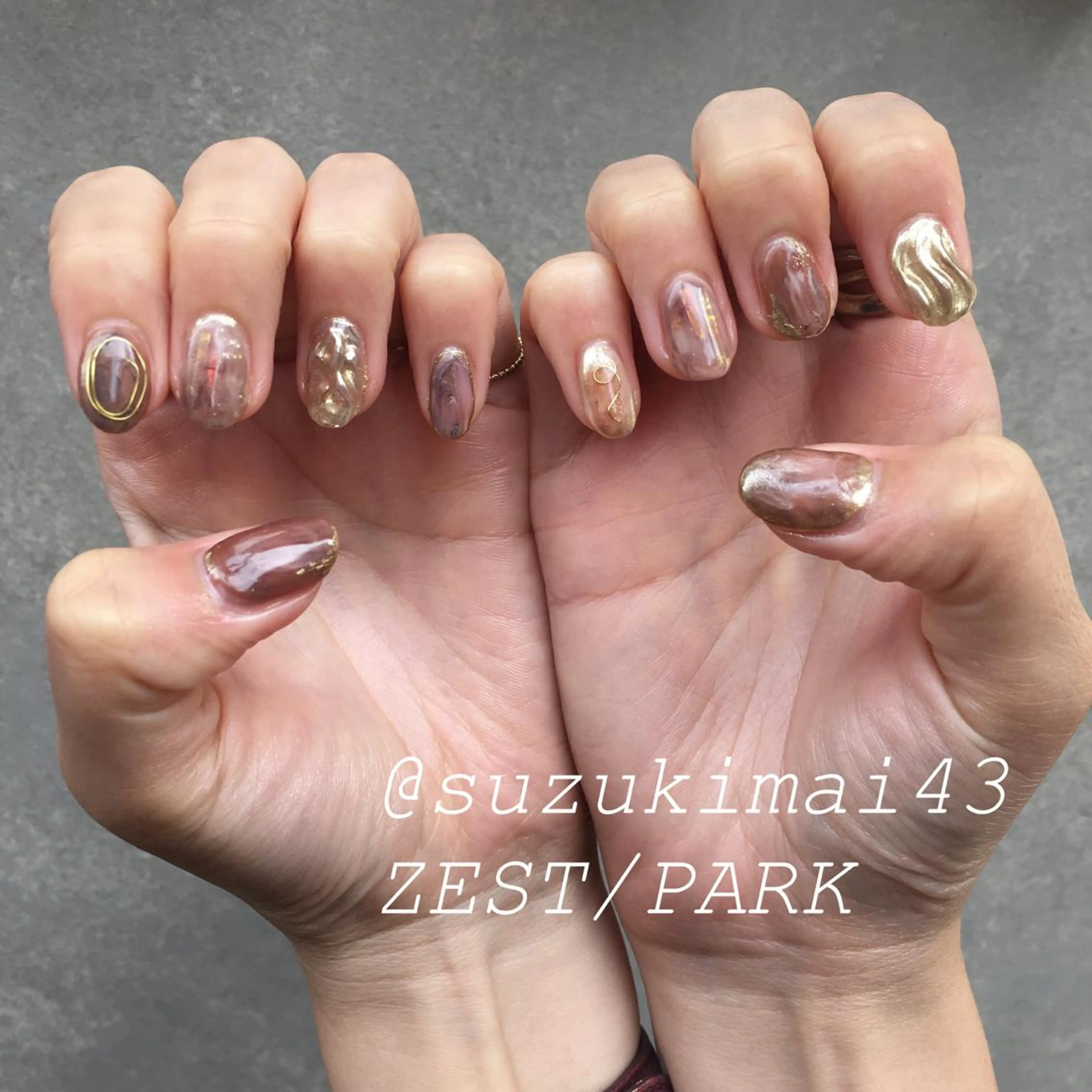 ネイル 【似合わせ提案】鈴木 舞のネイルデザイン