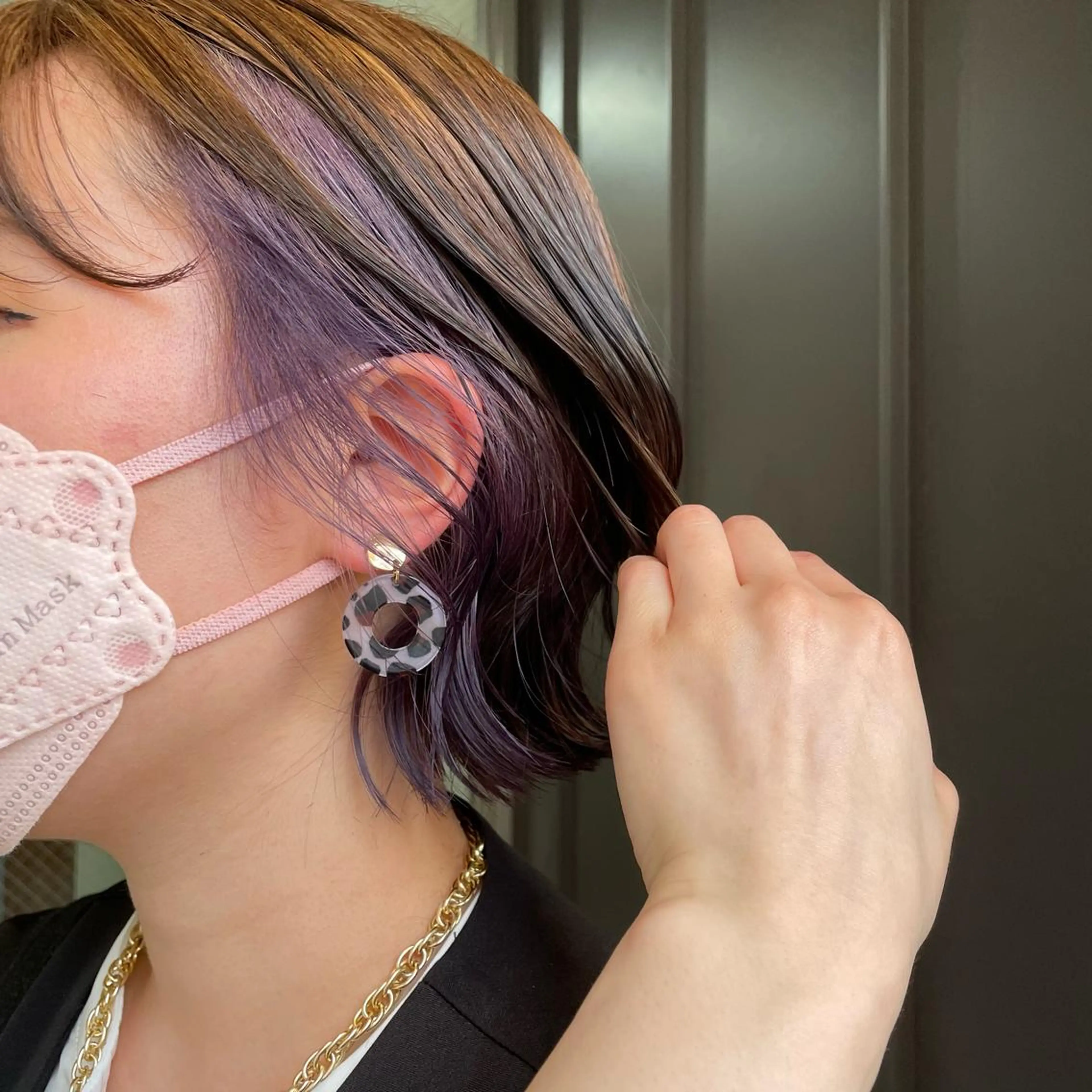 ミディアム カラー 🌼RIKA🌼レデ ィース専門💖のヘアスタイル