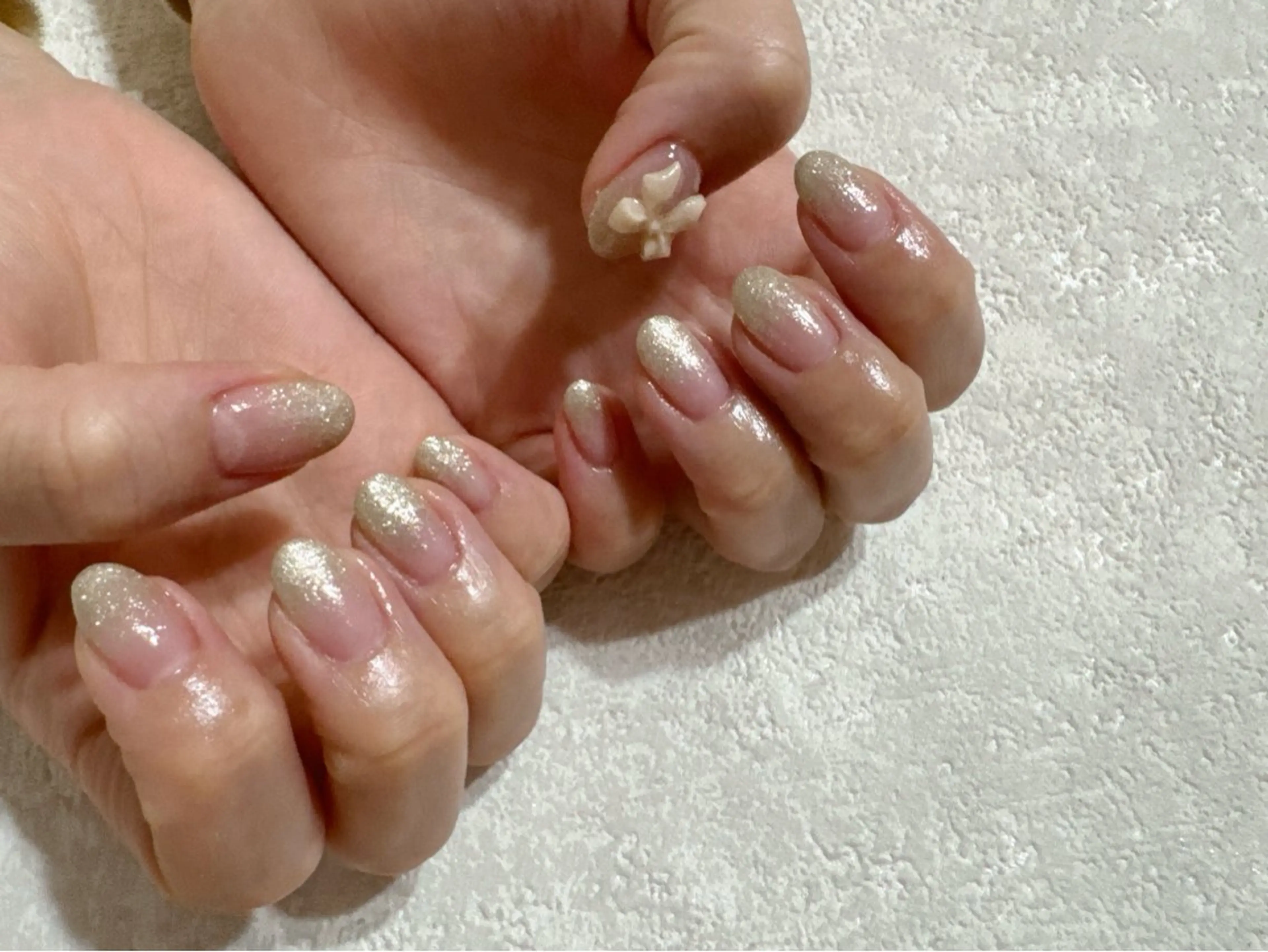 ネイル フットネイル ジェルネイル キラキラネイル ラメ(グリッター) ラメグラデーション kikinail 溝の口のネイルデザイン