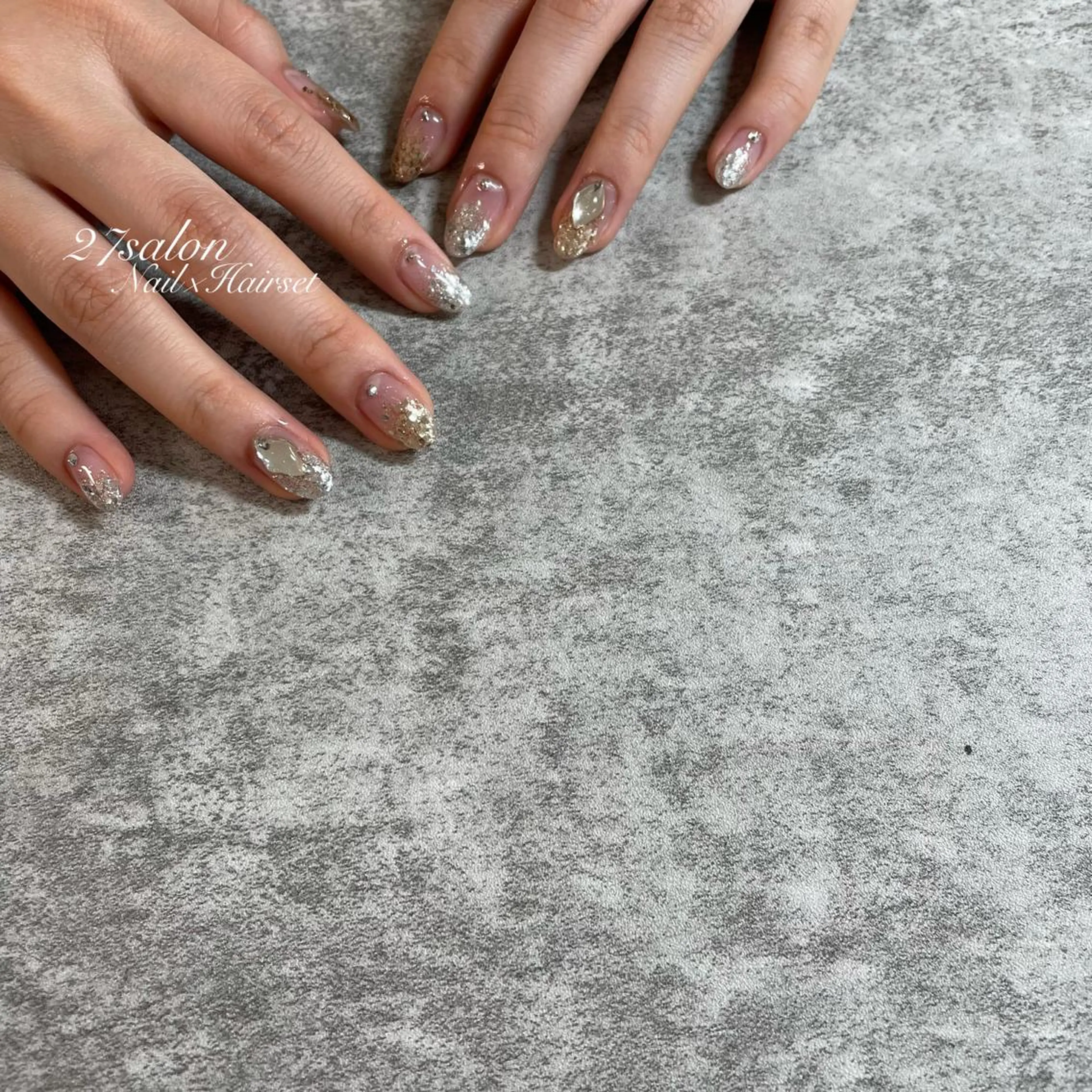 ネイル キラキラネイル 27salon yuinaのネイルデザイン