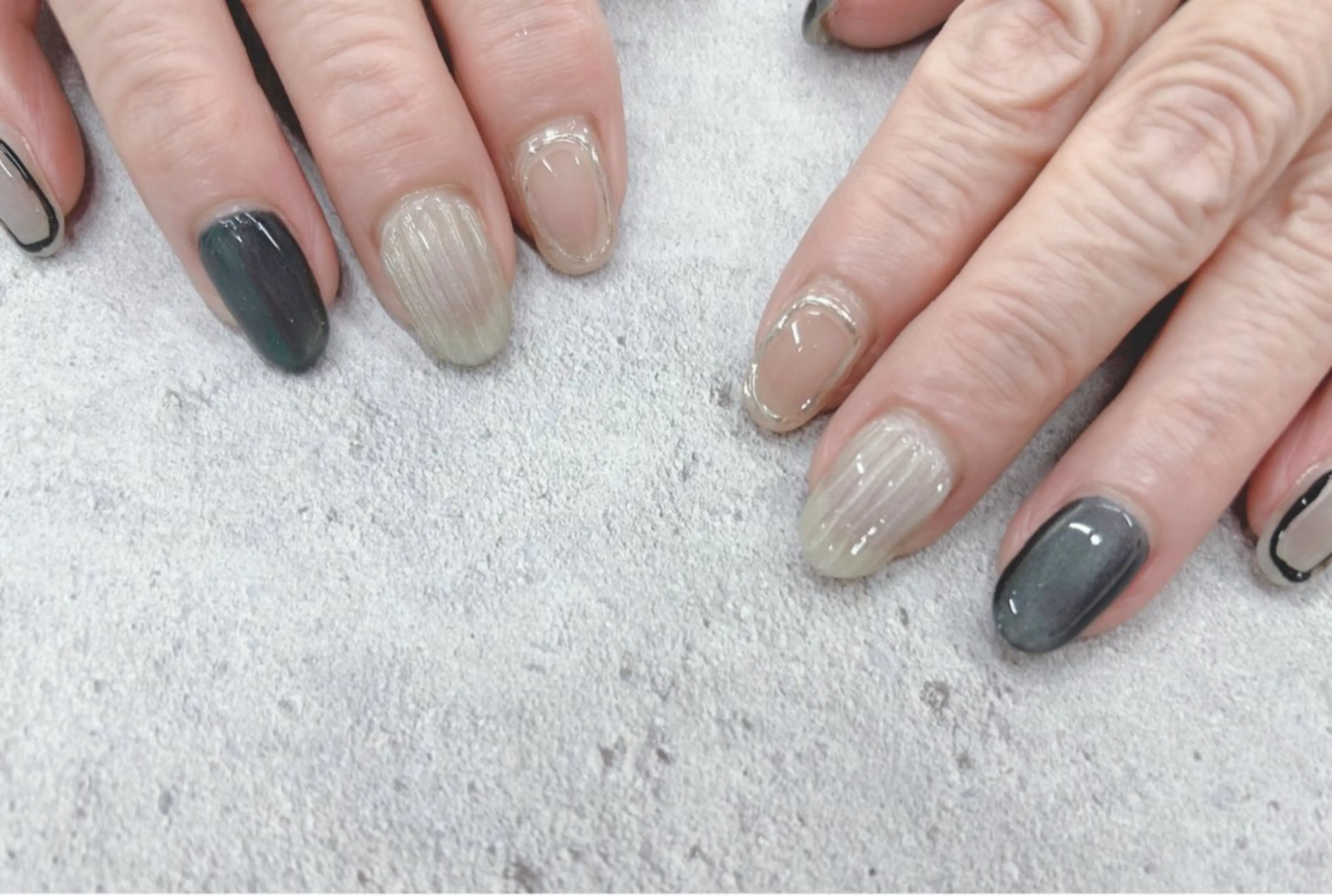 ネイル ニュアンスネイル ハンドネイル Nail Salon agré所属・agré ネイルサロン　アグレのネイルデザイン