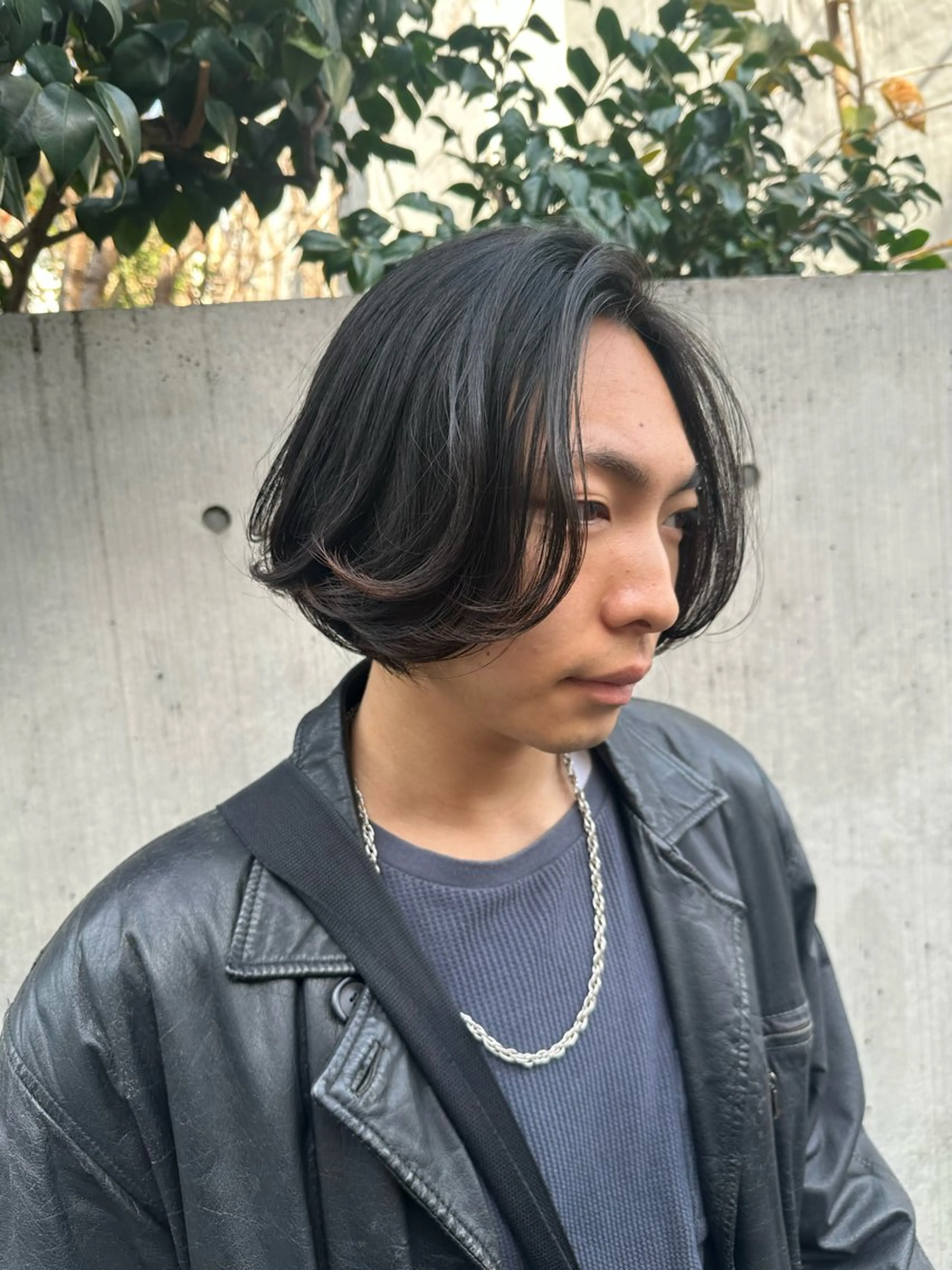 メンズ レイヤー小顔ショート 吉田ジョウのヘアスタイル