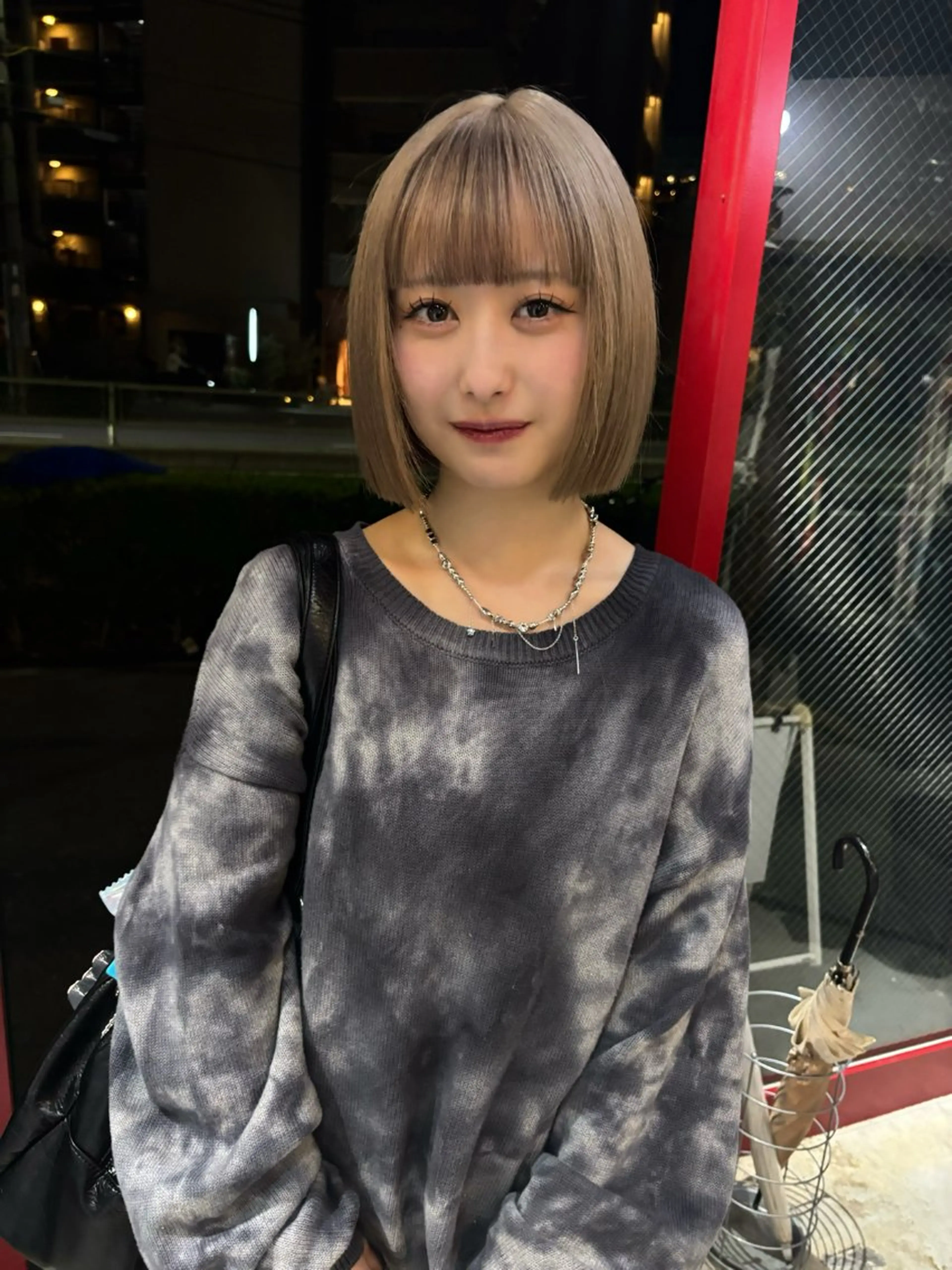 ショート カラー ヘアカラー 艶ハイトーンカラー/ 梅田美容室/runaのヘアスタイル