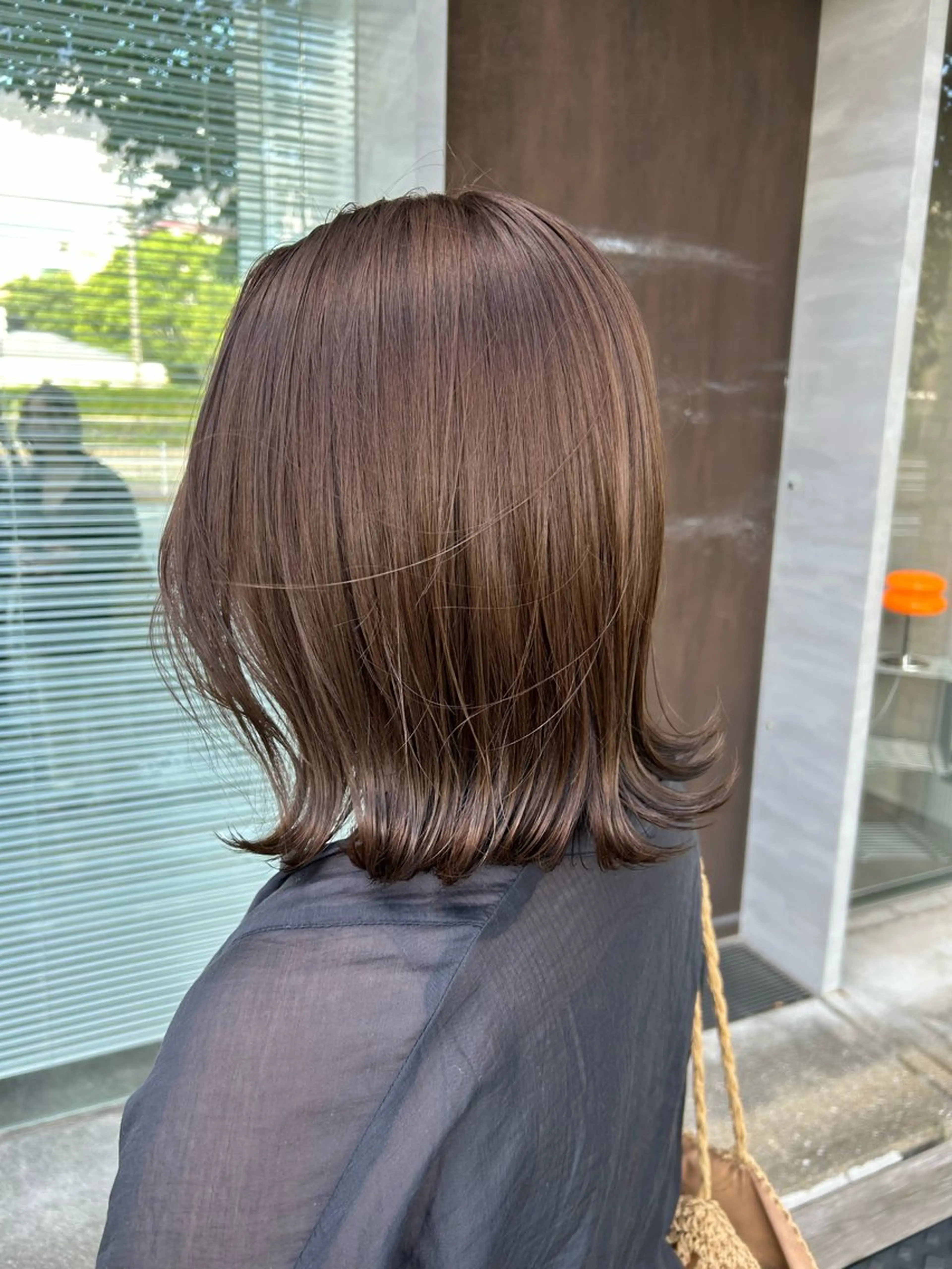 ミディアム カラー 井手 素子のヘアスタイル