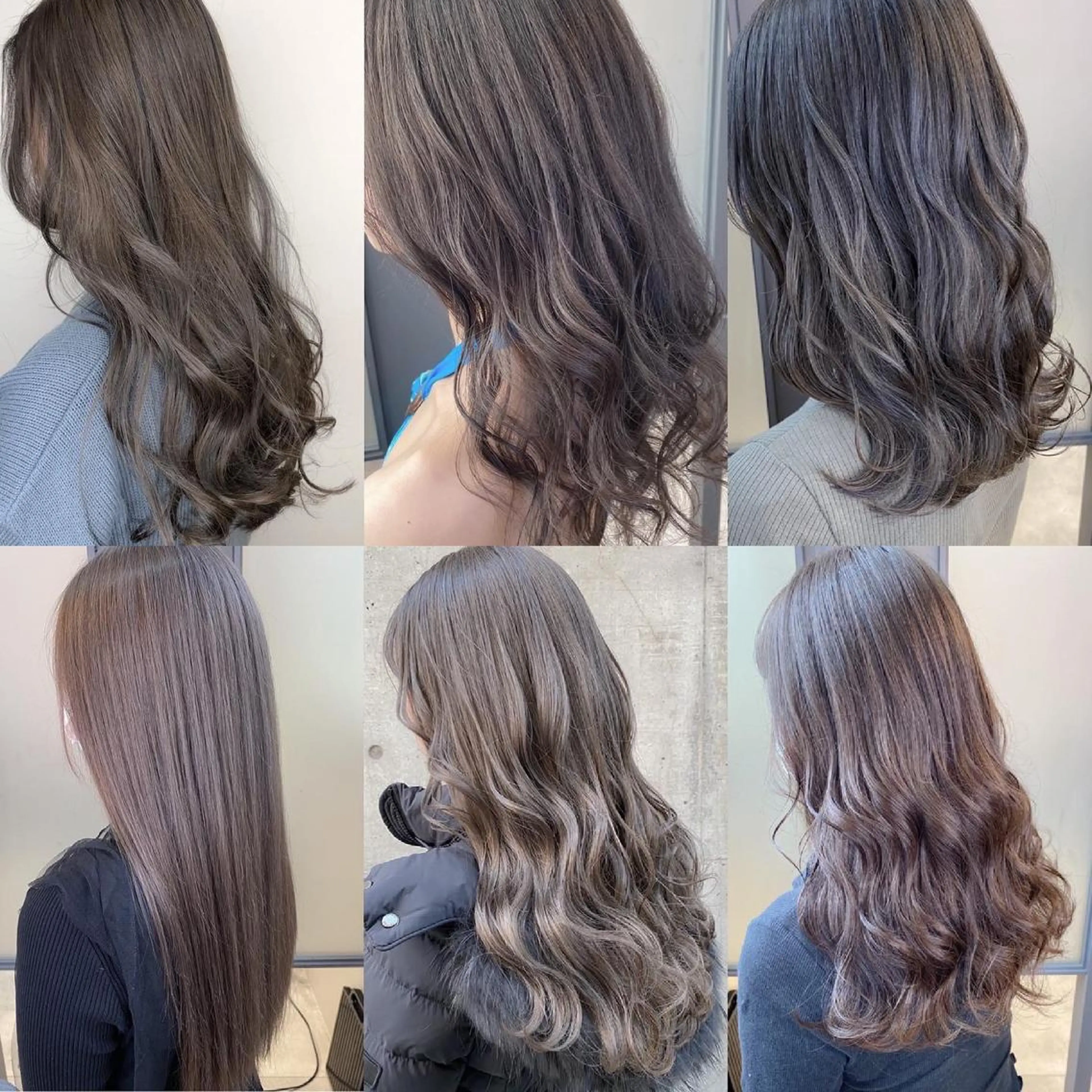 セミロング カラー SALOWIN神戸三宮East店所属・【透明感、艶髪】西村 有司のヘアスタイル