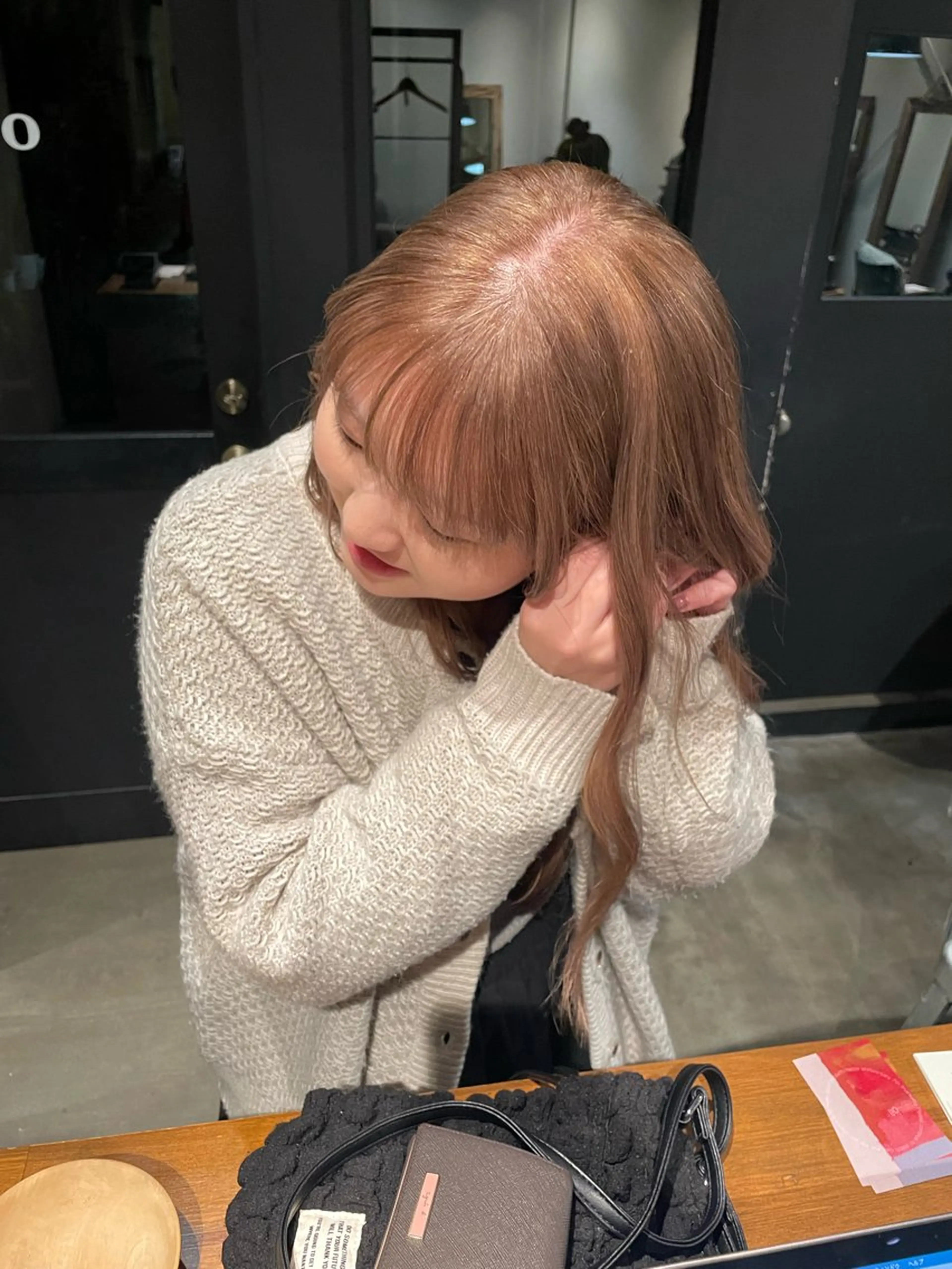 ロング ヘアカラー ハナ🌼 梅田/ボブ/パーマのヘアスタイル