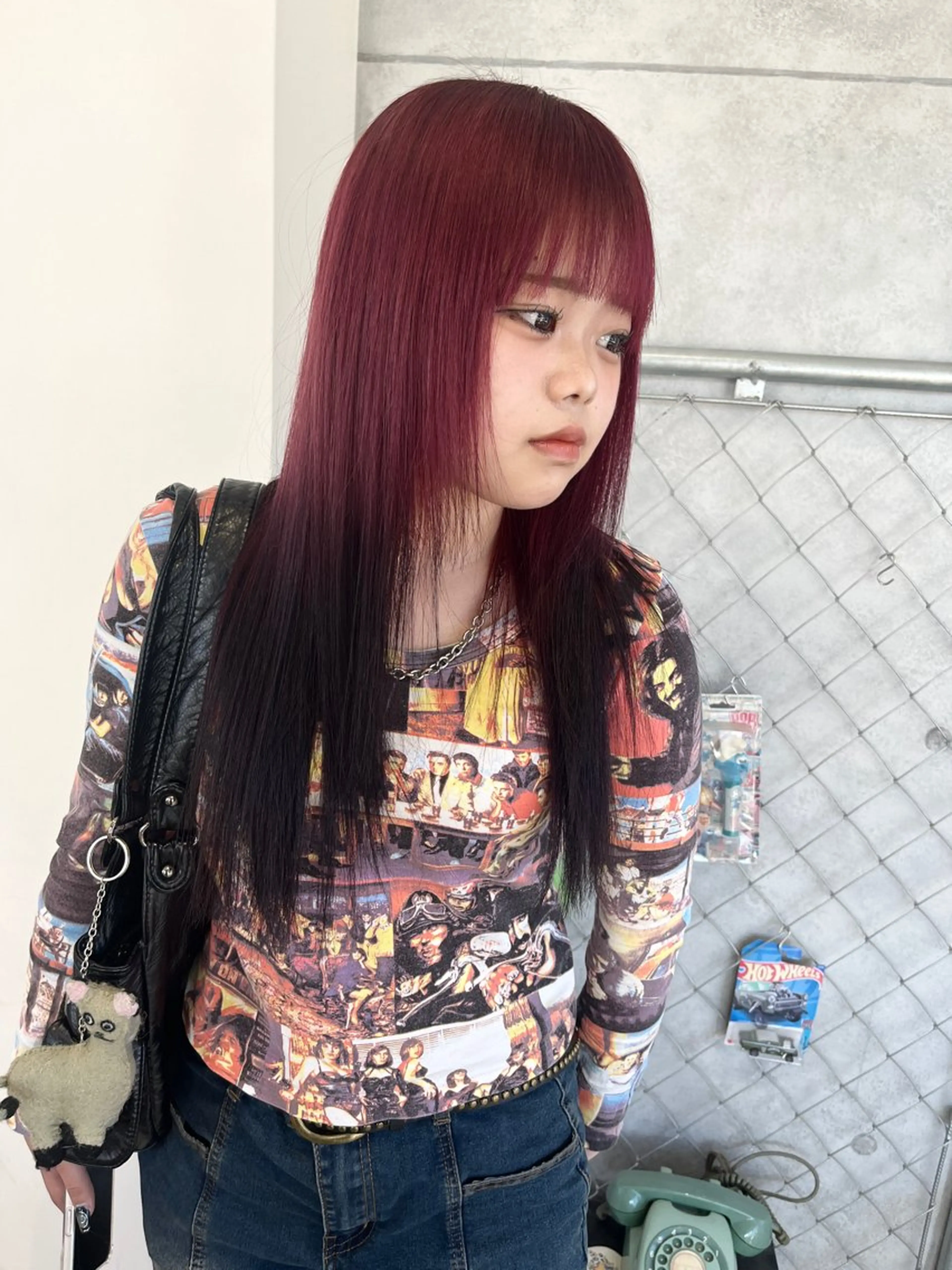 カラー ヘアカラー kanta 梅田 韓国ハイトーンのヘアスタイル