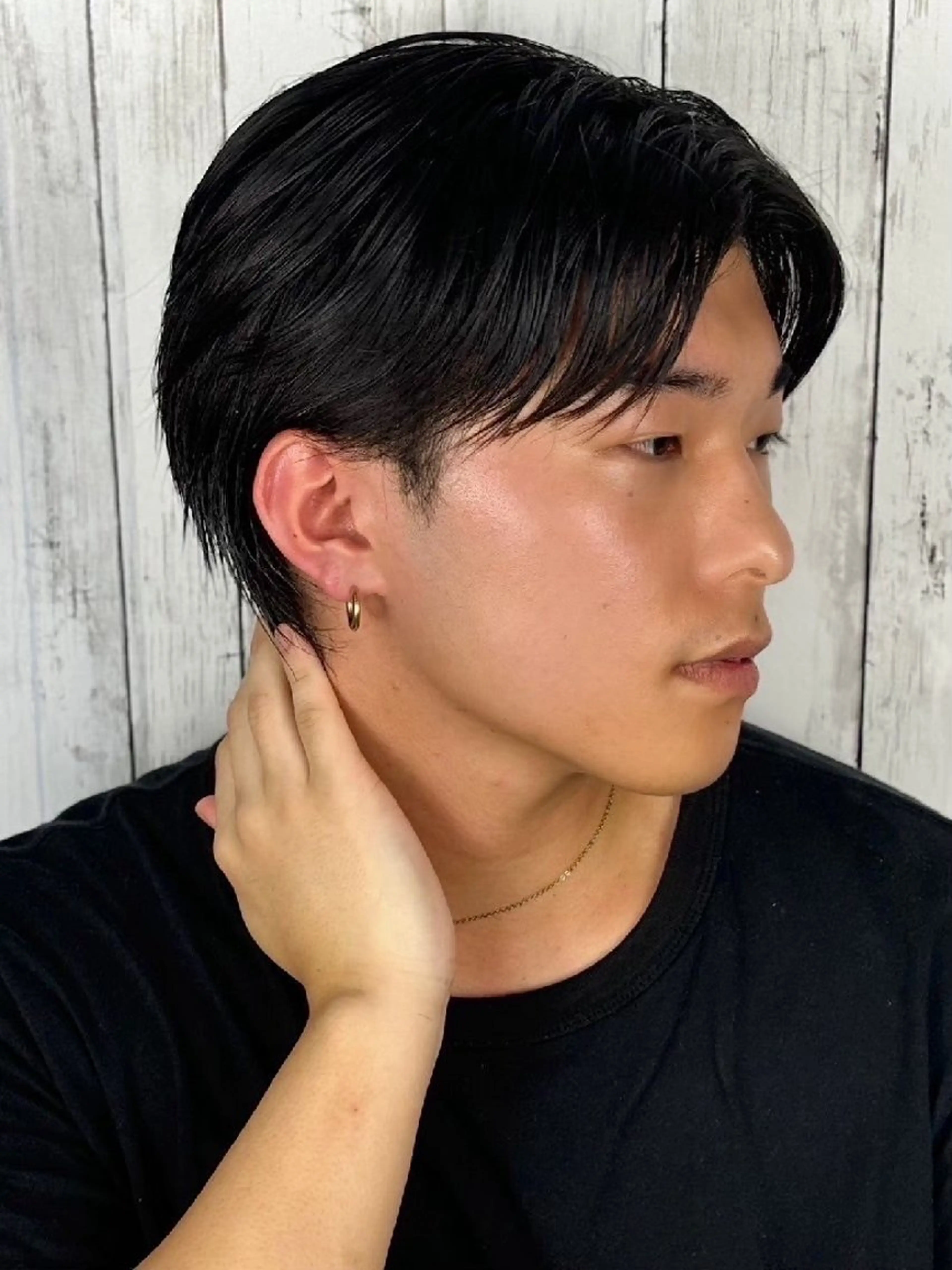 ミディアム ヒロ銀座バーバーショップ大宮店所属・ヒロ銀座大宮店 峯岸 翼のヘアスタイル